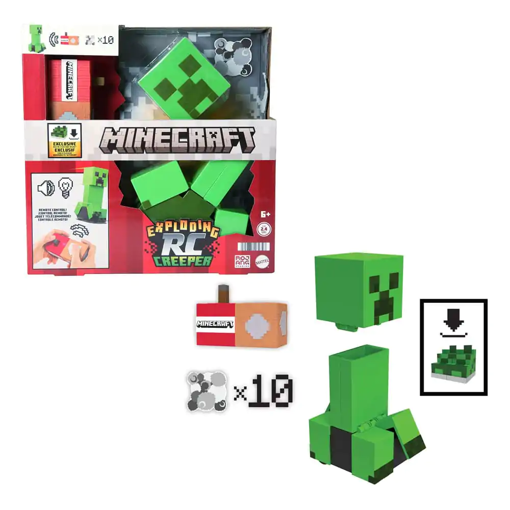 Minecraft Figura Eksplodirajući RC Creeper 25 cm fotografija proizvoda