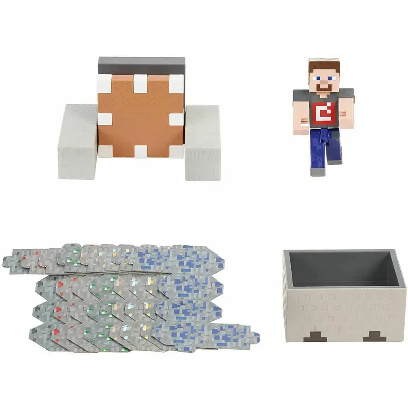 Minecraft figura Steve s eksplozivnim vagonom fotografija proizvoda