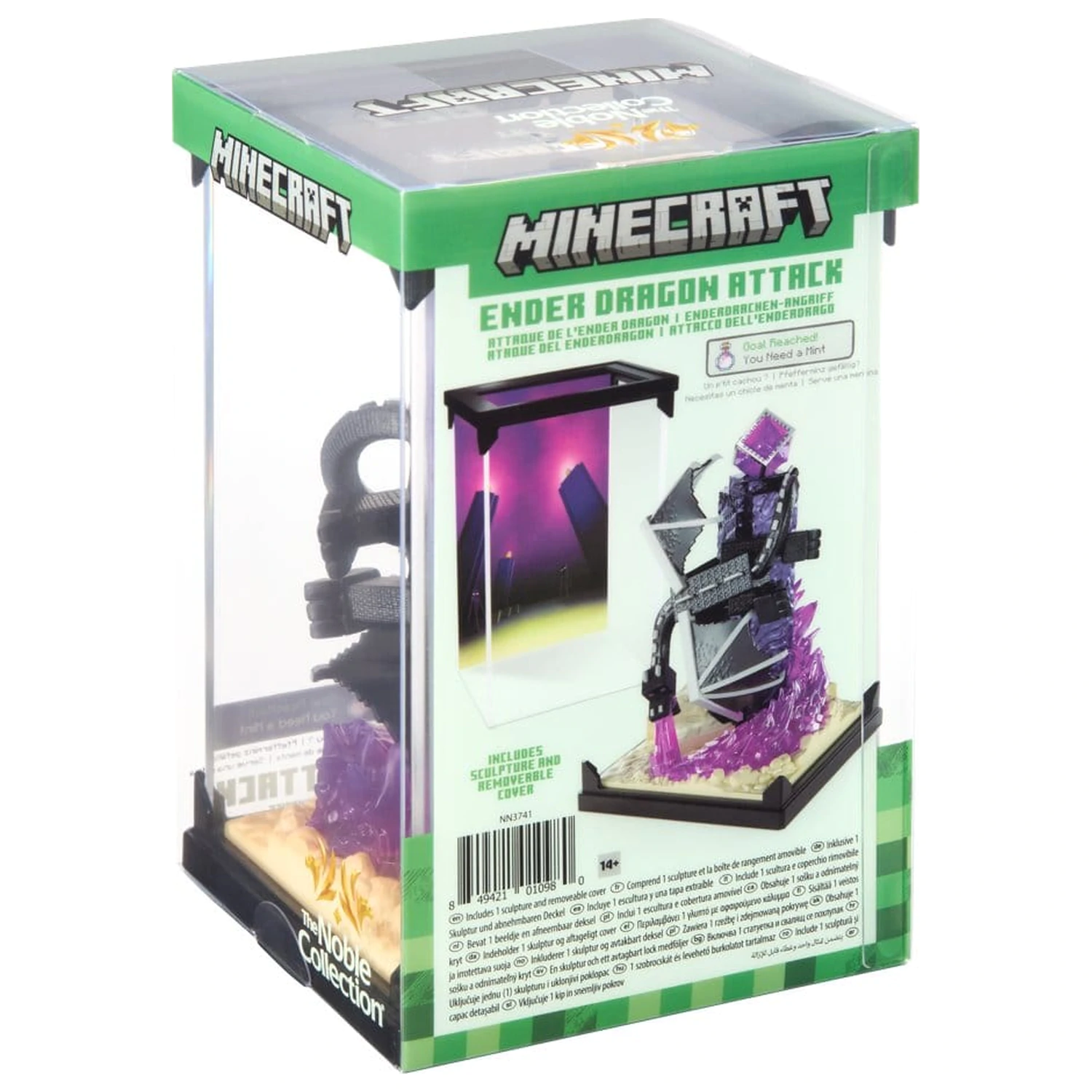 Minecraft Figura Diorama Ender Dragon Attack 18 cm fotografija proizvoda
