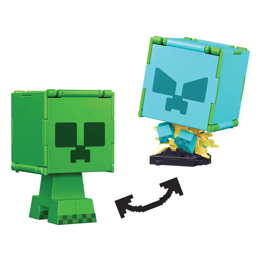 Minecraft Flippin' akcijska figura Creeper & Charged Creeper fotografija proizvoda