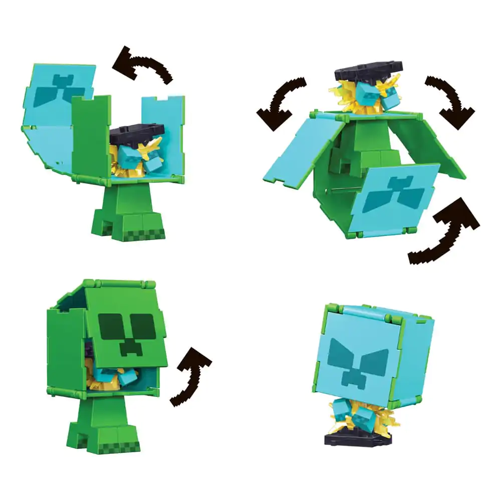 Minecraft Flippin' akcijska figura Creeper & Charged Creeper fotografija proizvoda