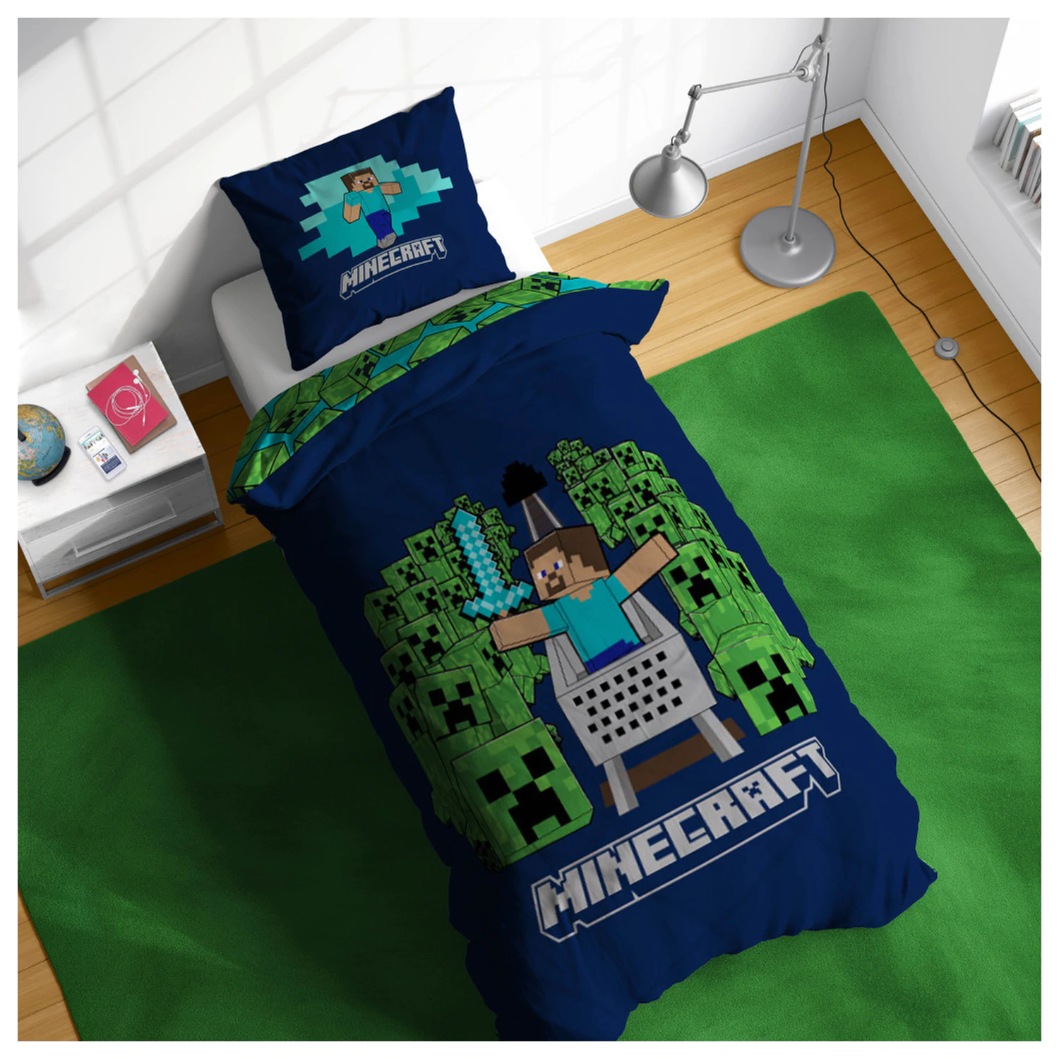 Minecraft Game Over Creepers navlaka za poplun fotografija proizvoda