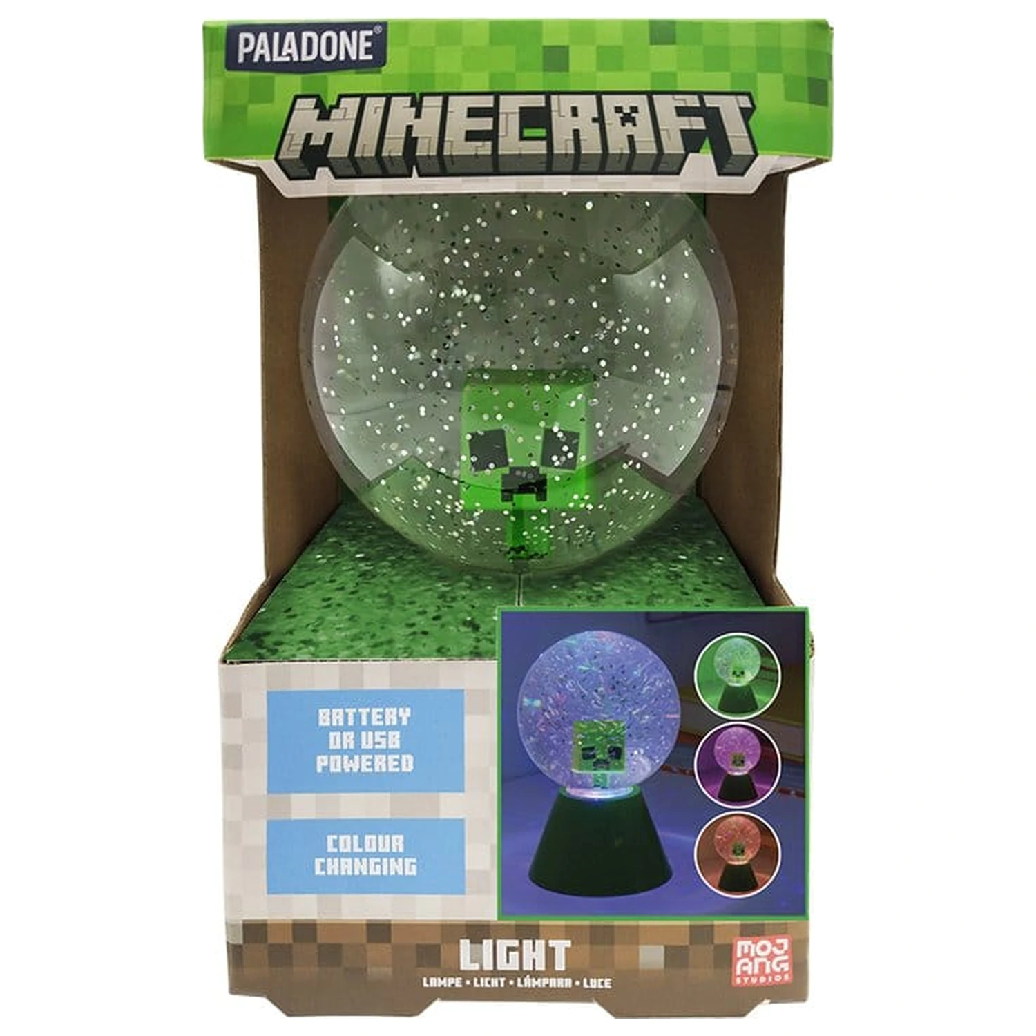 Minecraft Svjetleća LED Glitter Lopta fotografija proizvoda