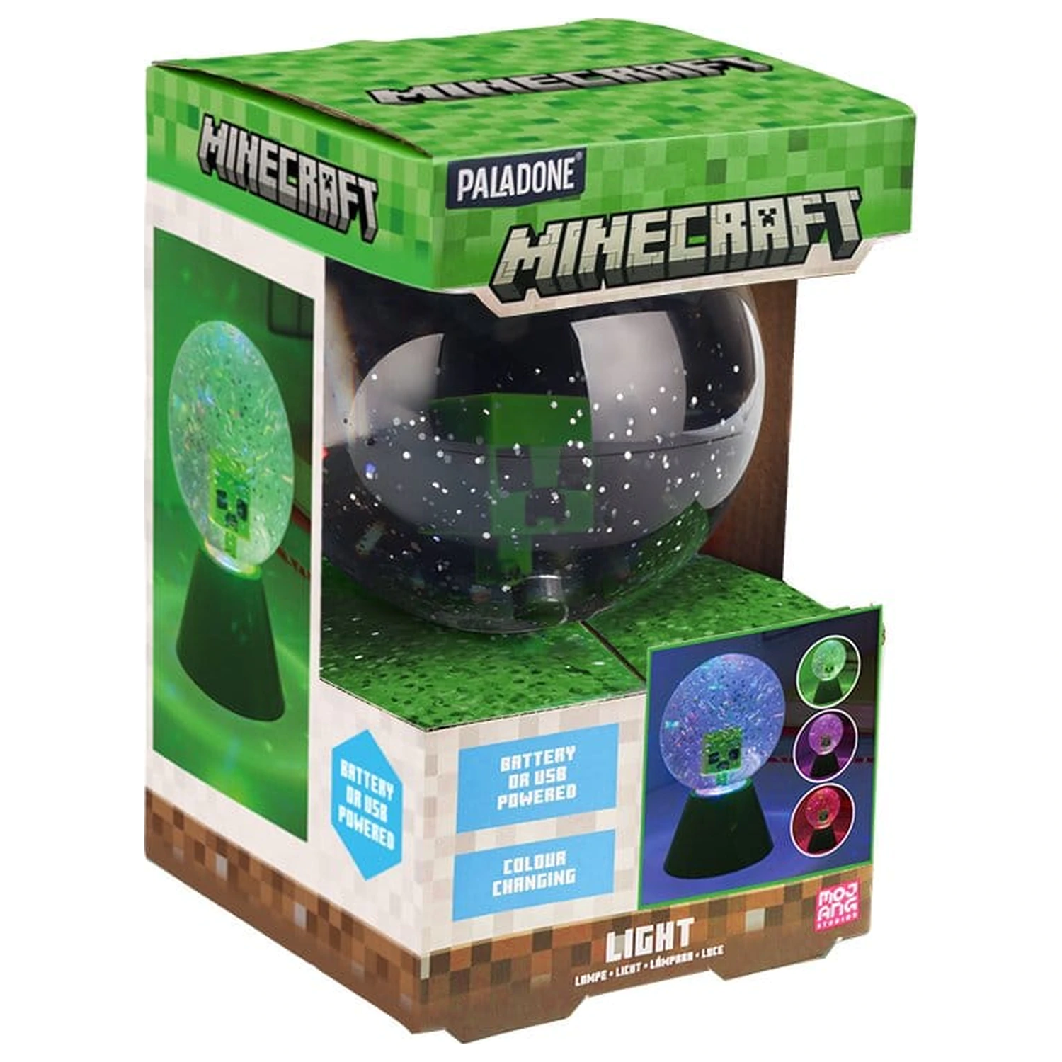 Minecraft Svjetleća LED Glitter Lopta fotografija proizvoda