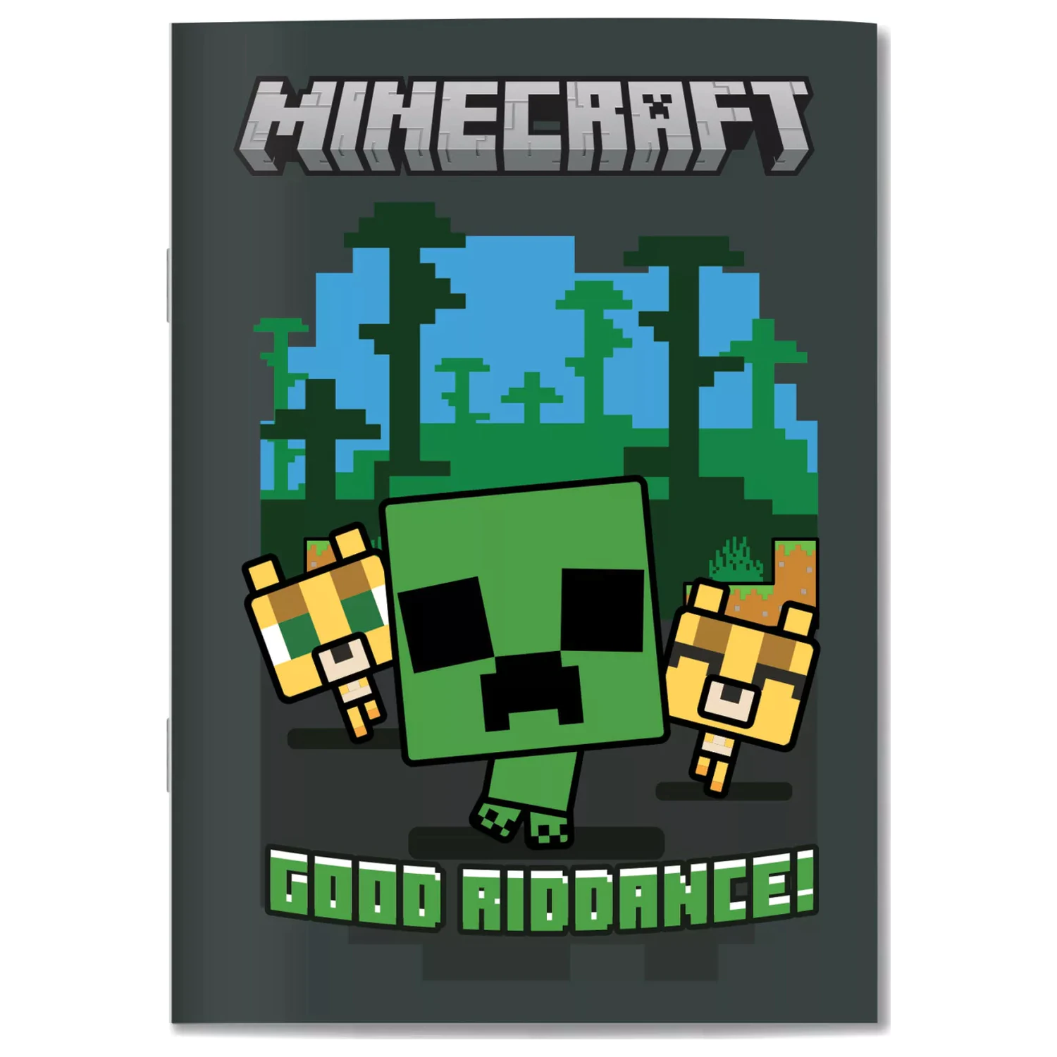 Minecraft Good Riddance B/5 bilježnica s crtama, 40 stranica fotografija proizvoda