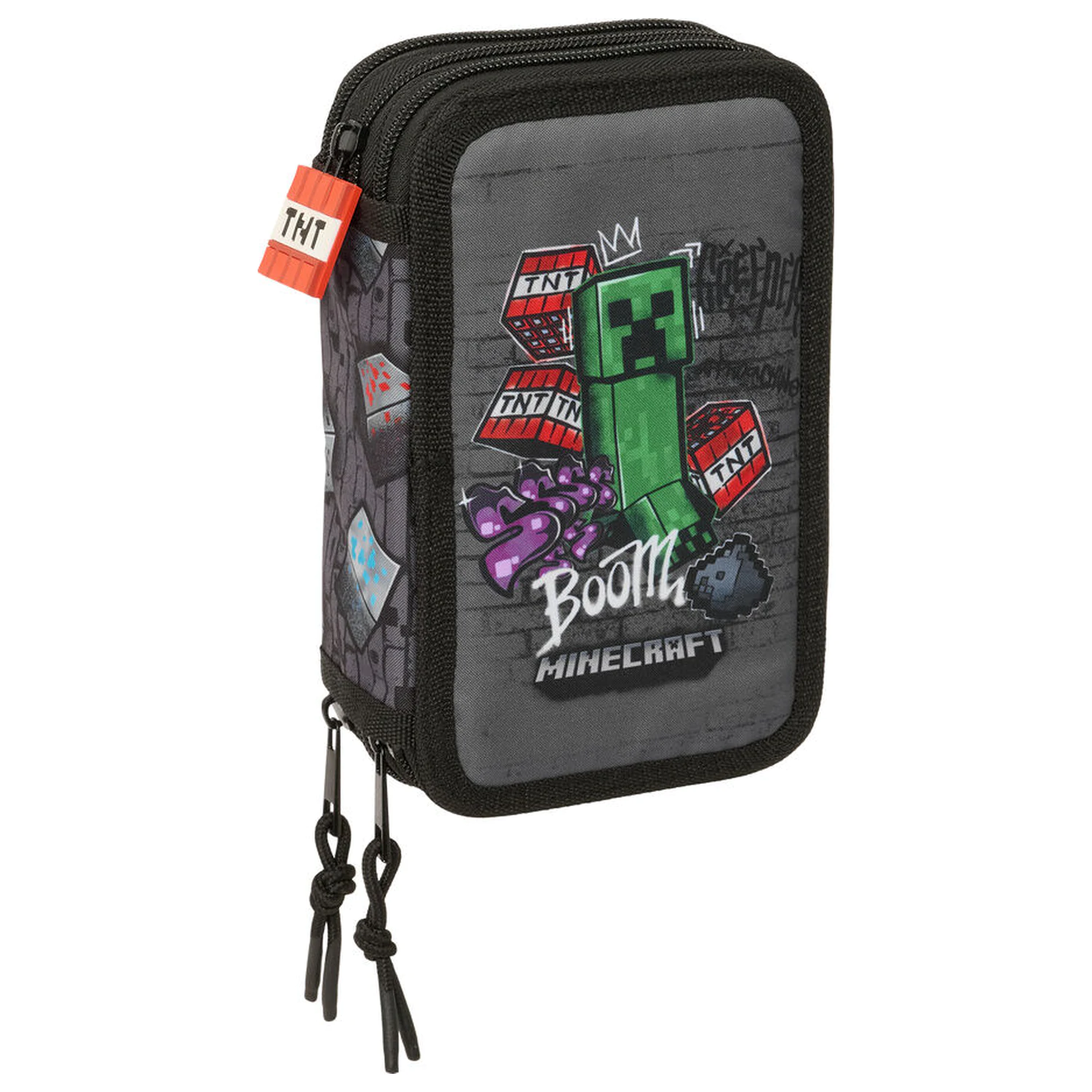 Minecraft Graffiti trostruka pernica 37 komada fotografija proizvoda