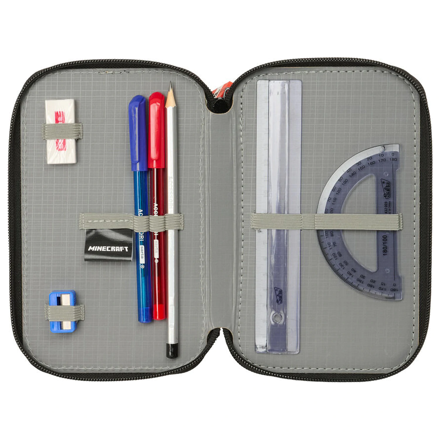 Minecraft Graffiti trostruka pernica 37 komada fotografija proizvoda