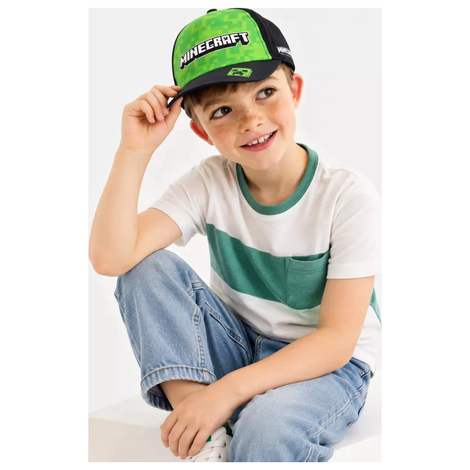 Minecraft Green Block dječja bejzbol kapa 55 cm fotografija proizvoda