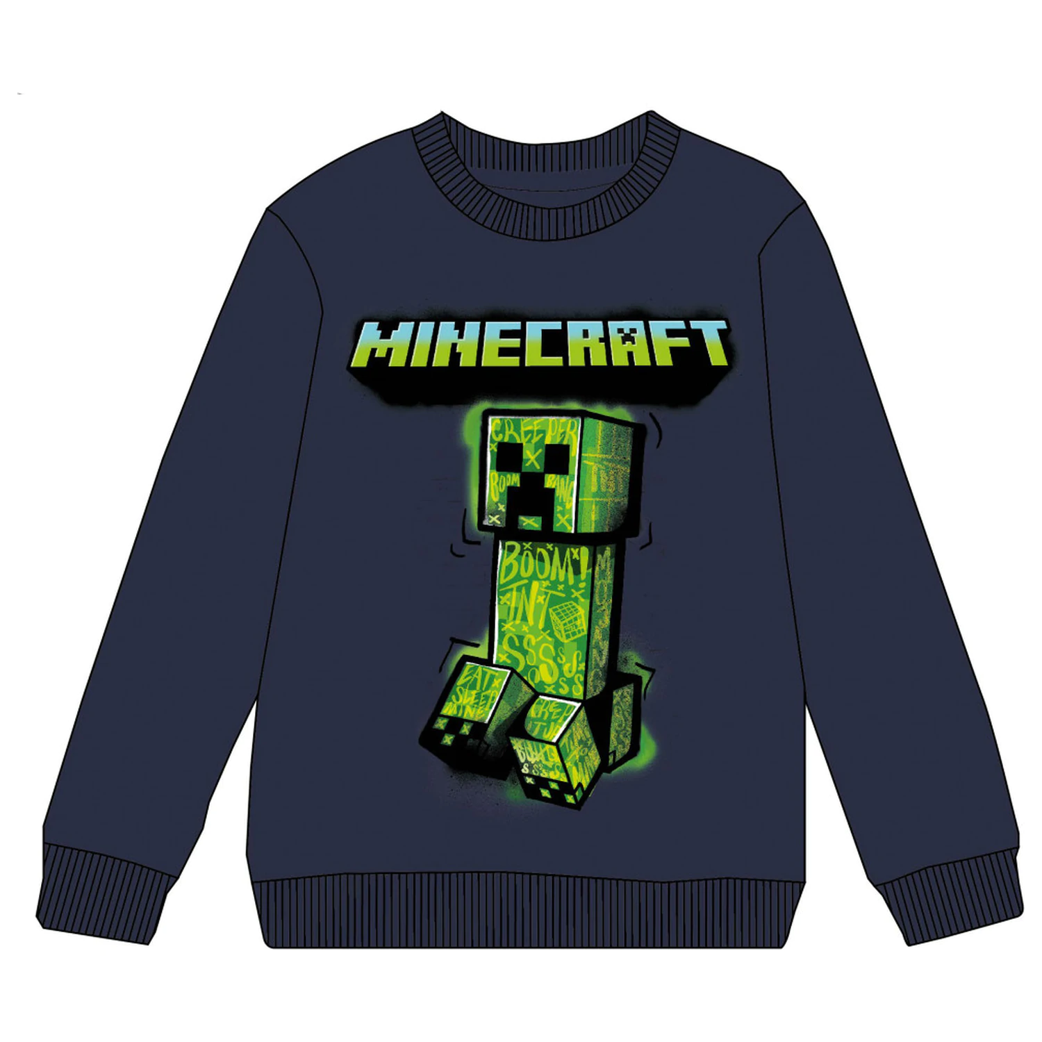 Minecraft Green Menace Dječja kapuljača fotografija proizvoda