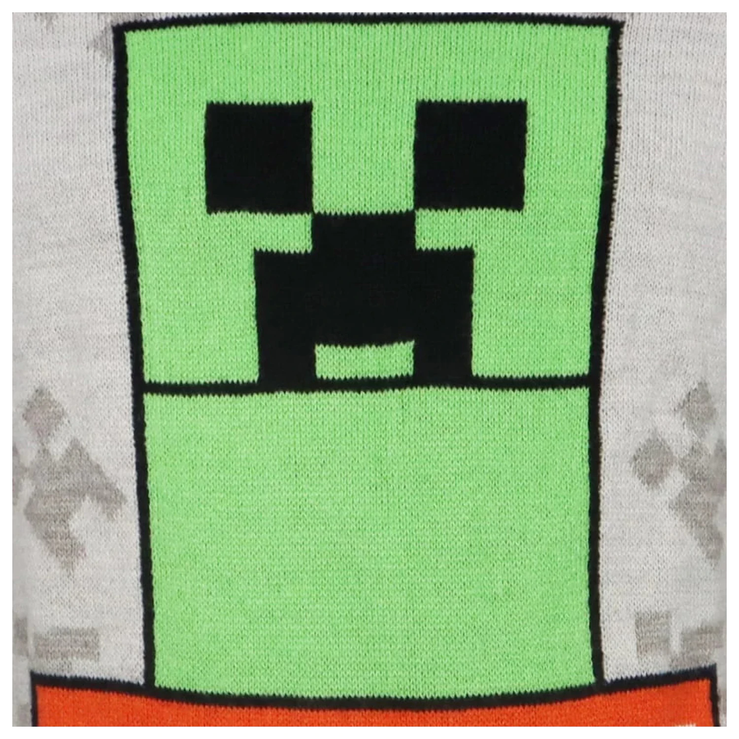Minecraft Grey Kids' pleteni džemper fotografija proizvoda