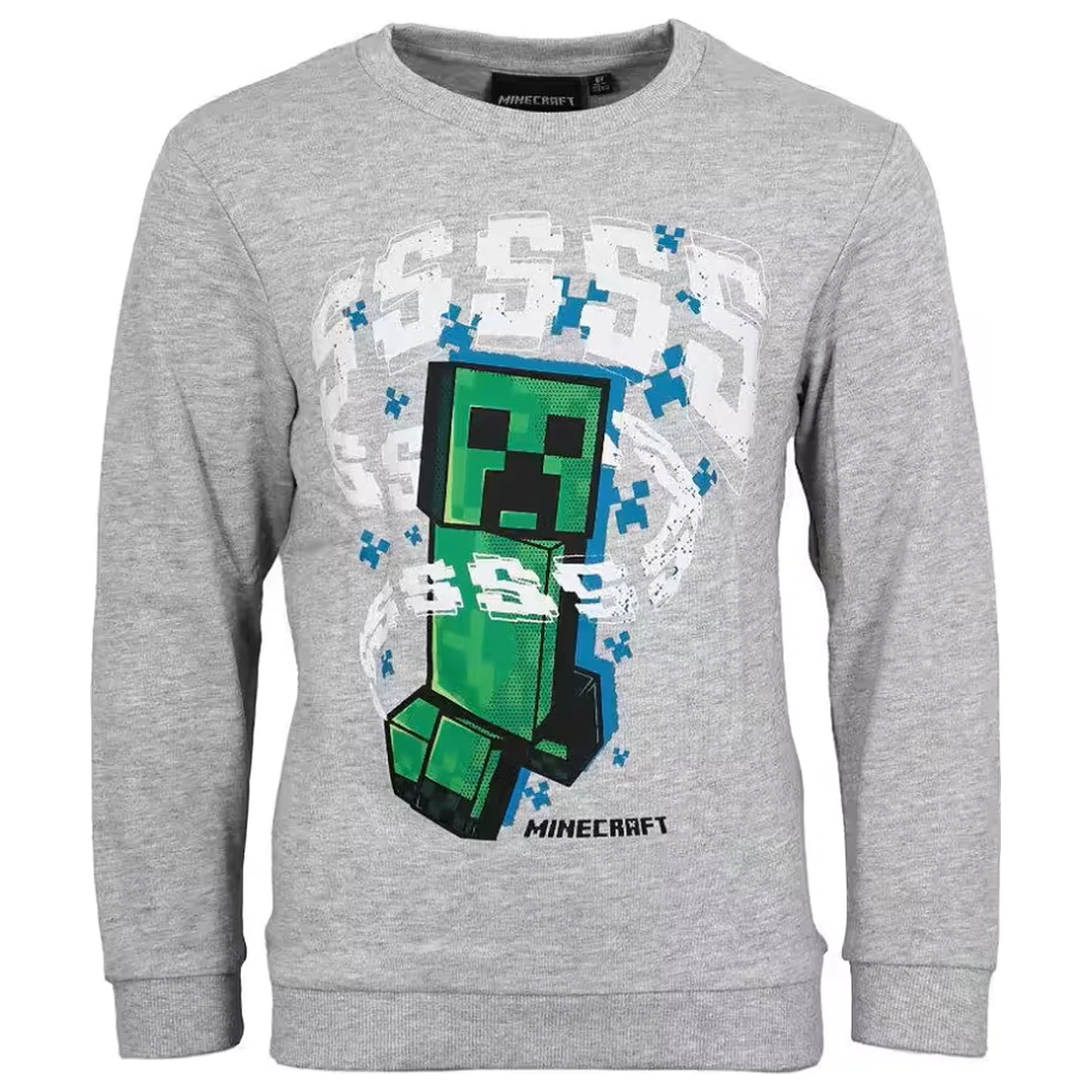 Minecraft siva dječja majica s kapuljačom fotografija proizvoda
