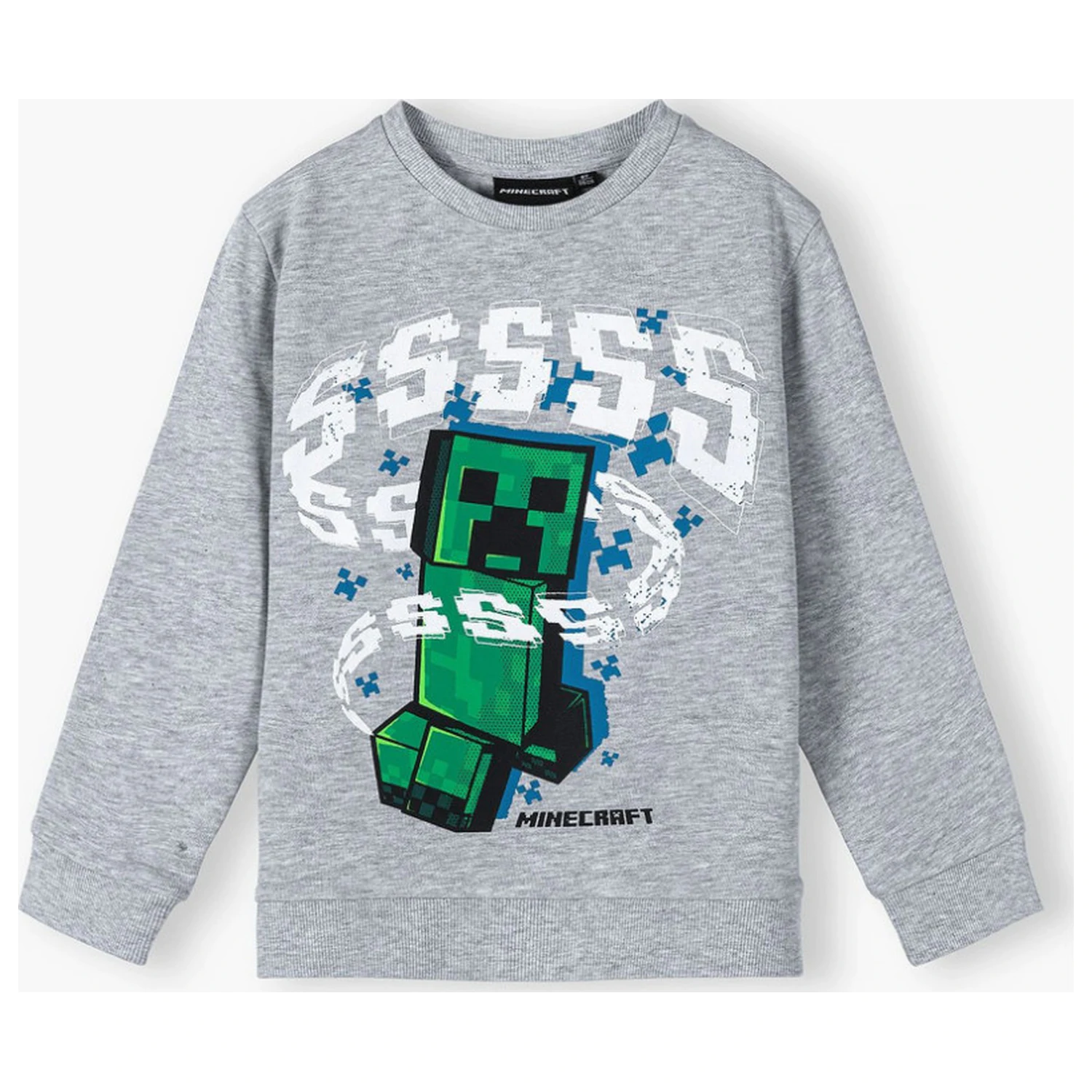 Minecraft siva dječja majica s kapuljačom fotografija proizvoda