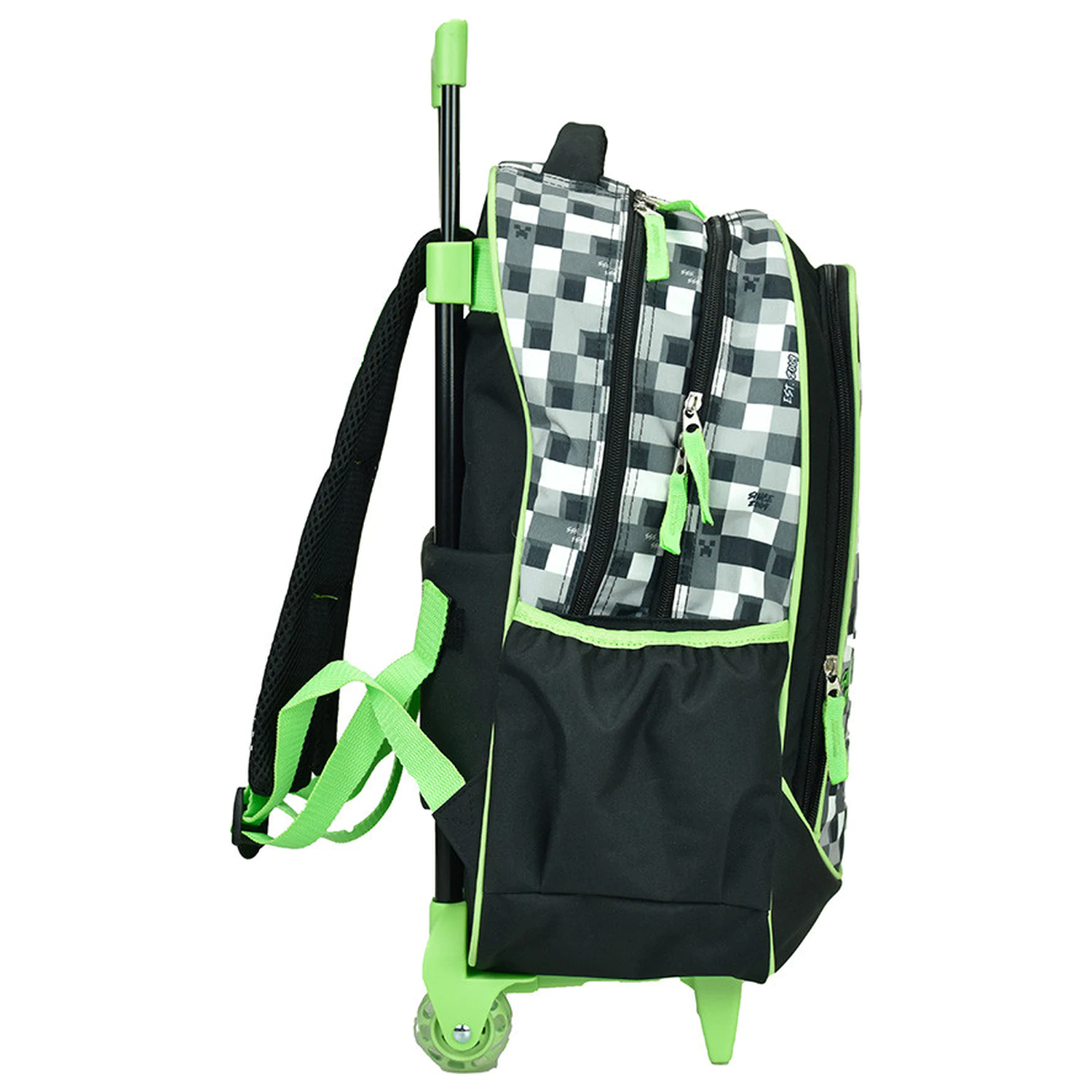 Minecraft Gray Stone školska torba na kotačima, torba 46 cm fotografija proizvoda