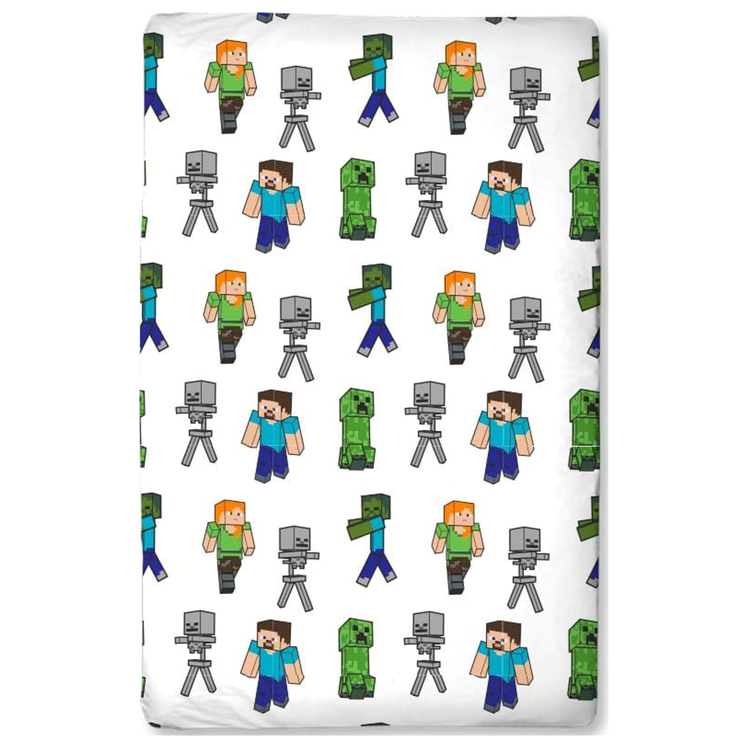 Minecraft plahta s gumicom 90 x 200 fotografija proizvoda