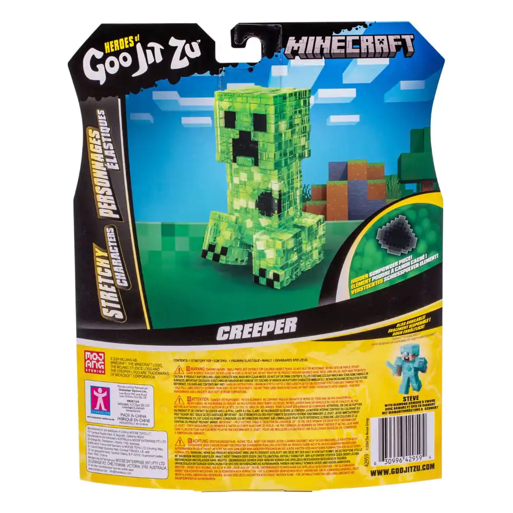 Minecraft Heroes of Goo Jit Zu Meteor Madness Rastezljiva figura Creeper 12 cm fotografija proizvoda