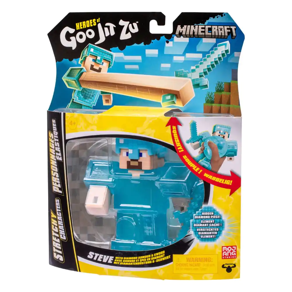 Minecraft Heroes of Goo Jit Zu Meteor Madness Rastezljiva Figura Steve 12 cm fotografija proizvoda