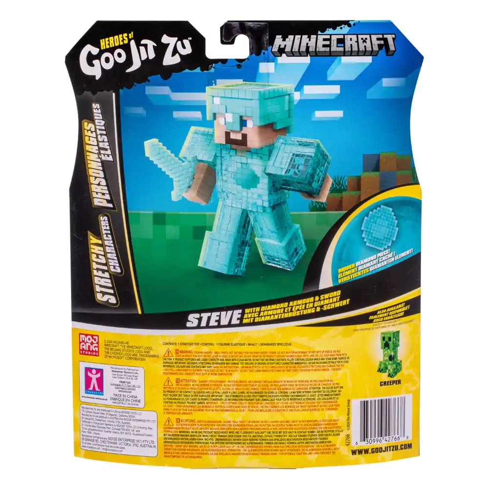 Minecraft Heroes of Goo Jit Zu Meteor Madness Rastezljiva Figura Steve 12 cm fotografija proizvoda