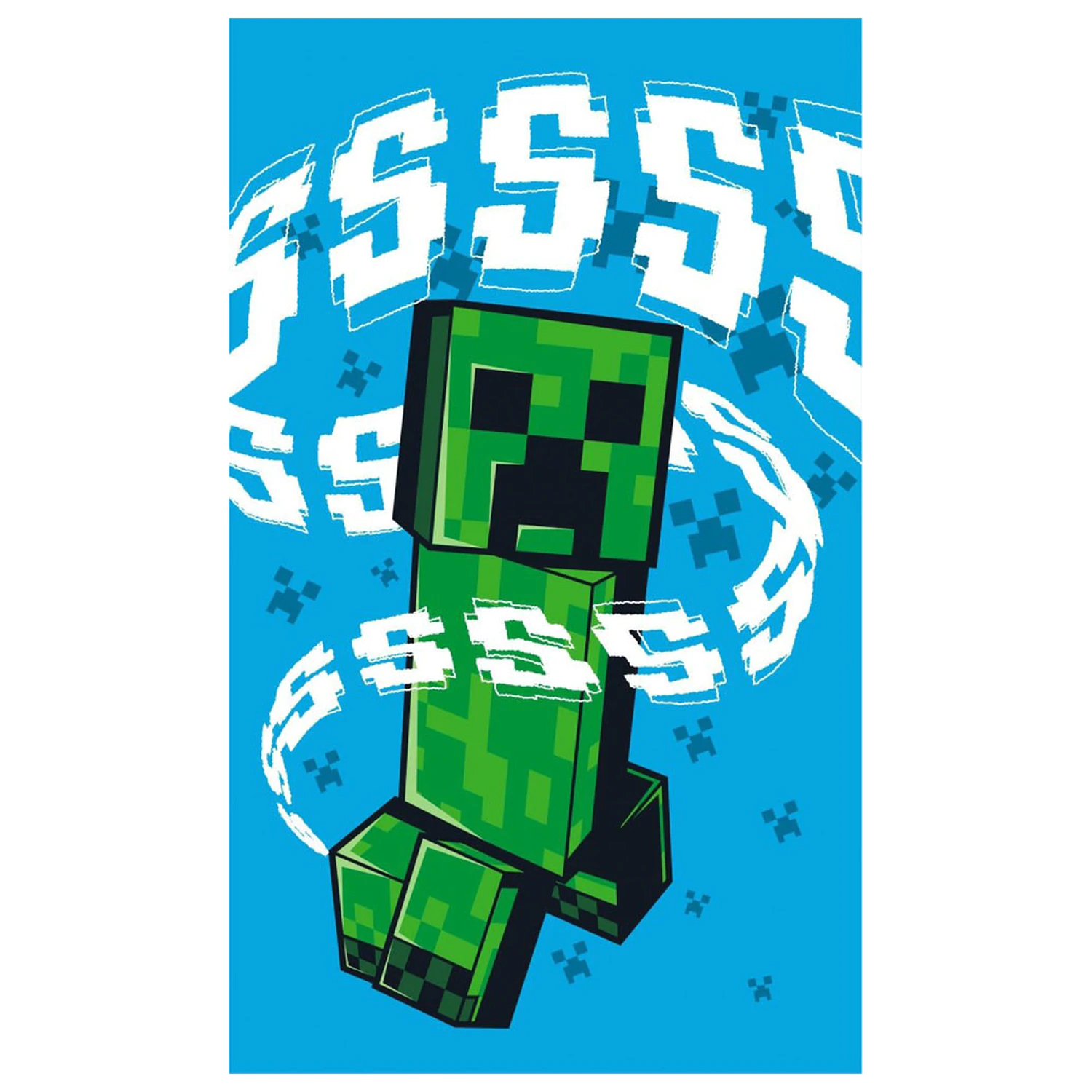 Minecraft Hissing Creeper ručnik za ruke, ručnik za lice, ručnik fotografija proizvoda