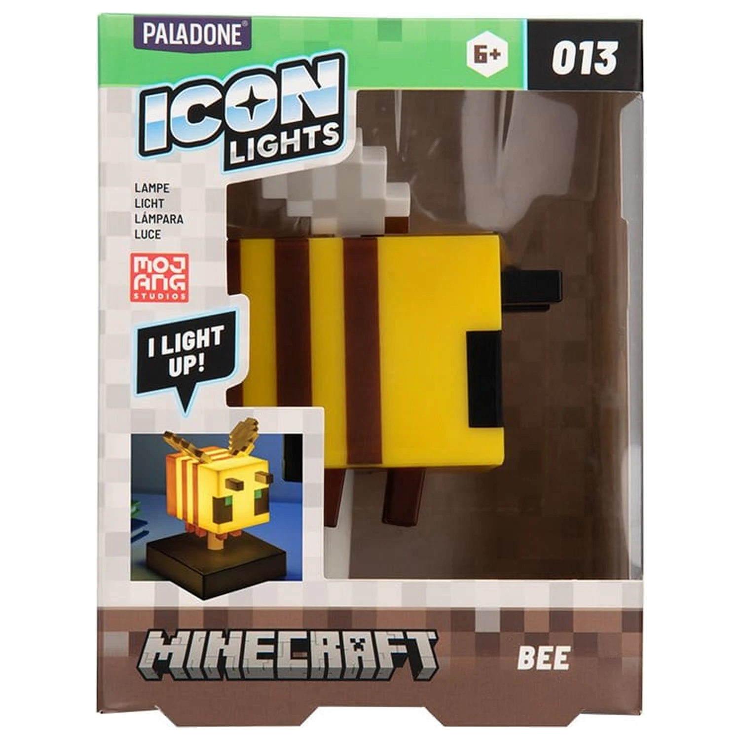 Minecraft Icon Light Bee 11 cm svjetiljka fotografija proizvoda