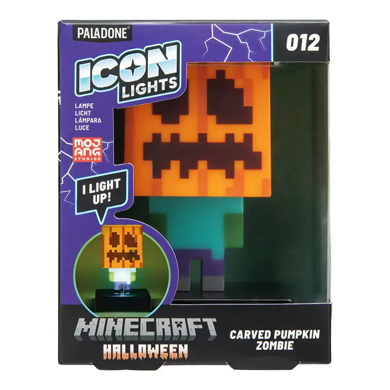 Minecraft Icons svjetlo Zombie Jack O Lantern 10 cm fotografija proizvoda