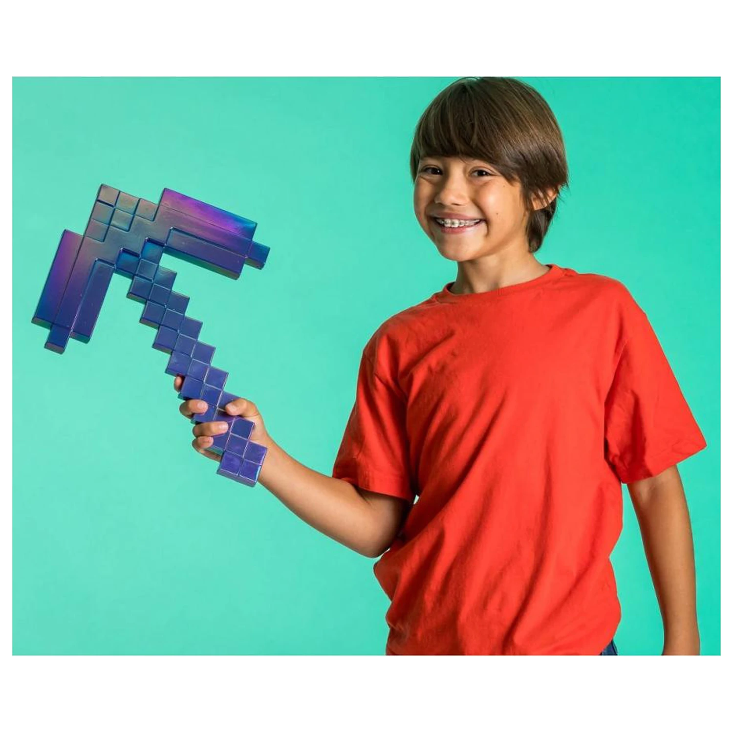 Minecraft Iridiscentna Pikaksa 40 cm fotografija proizvoda