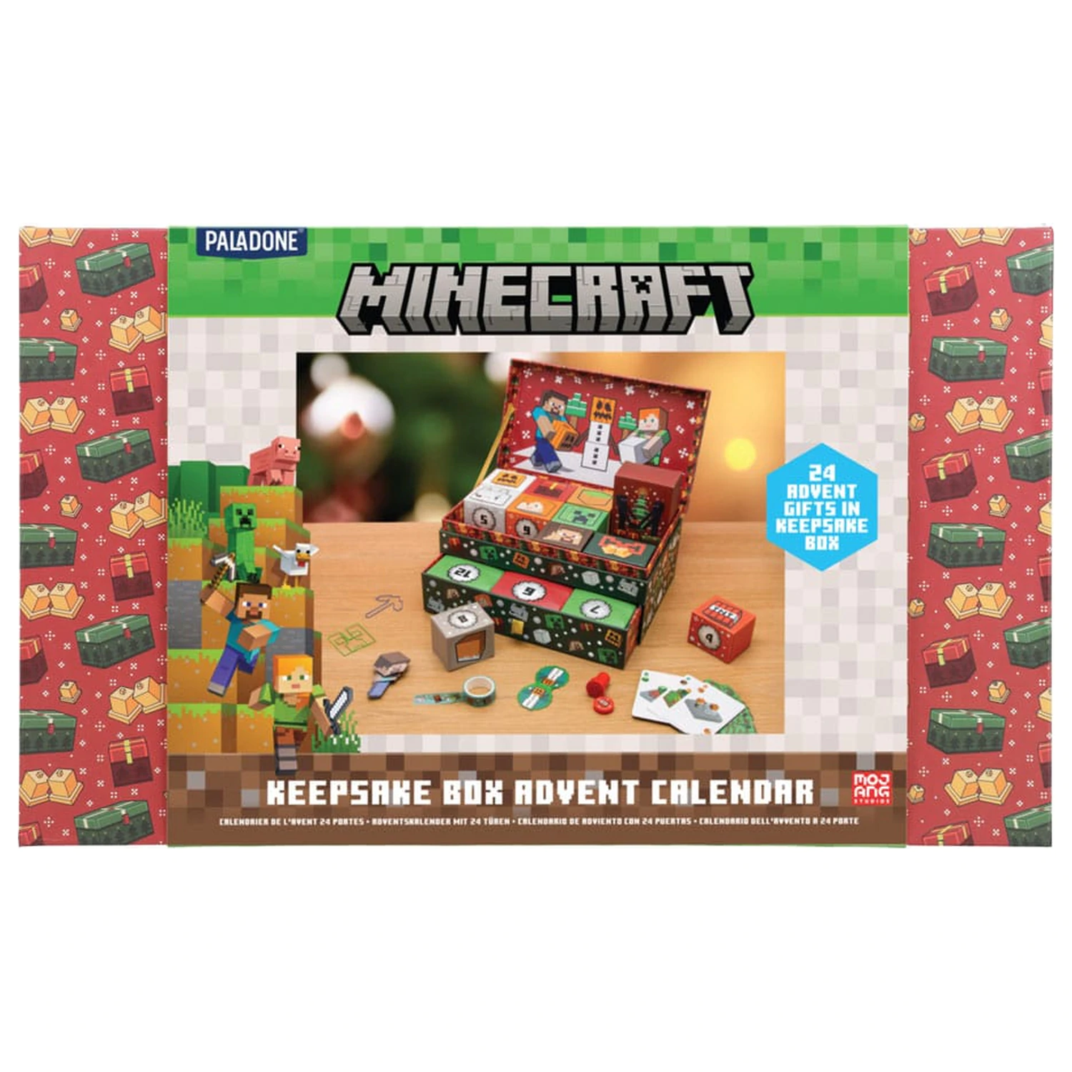 Minecraft Advent Calendar Keepsake Box Adventski kalendar fotografija proizvoda
