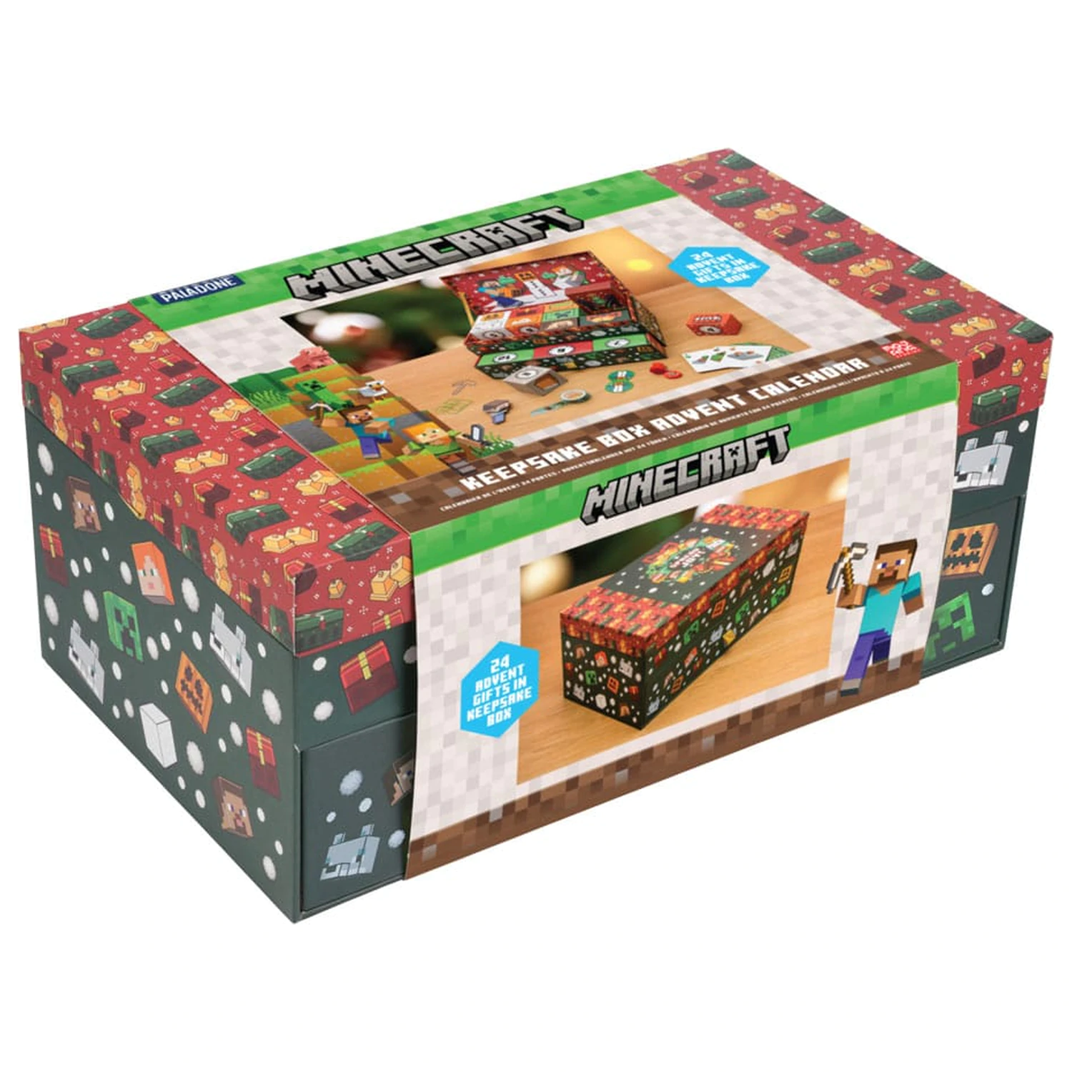 Minecraft Advent Calendar Keepsake Box Adventski kalendar fotografija proizvoda