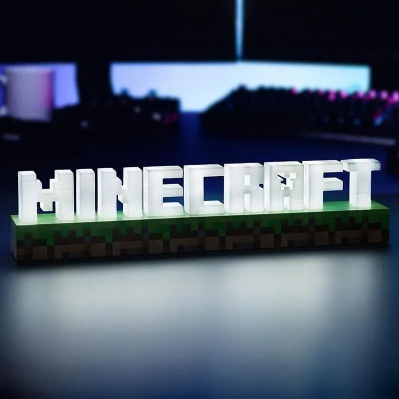 Minecraft Logo svjetlo fotografija proizvoda