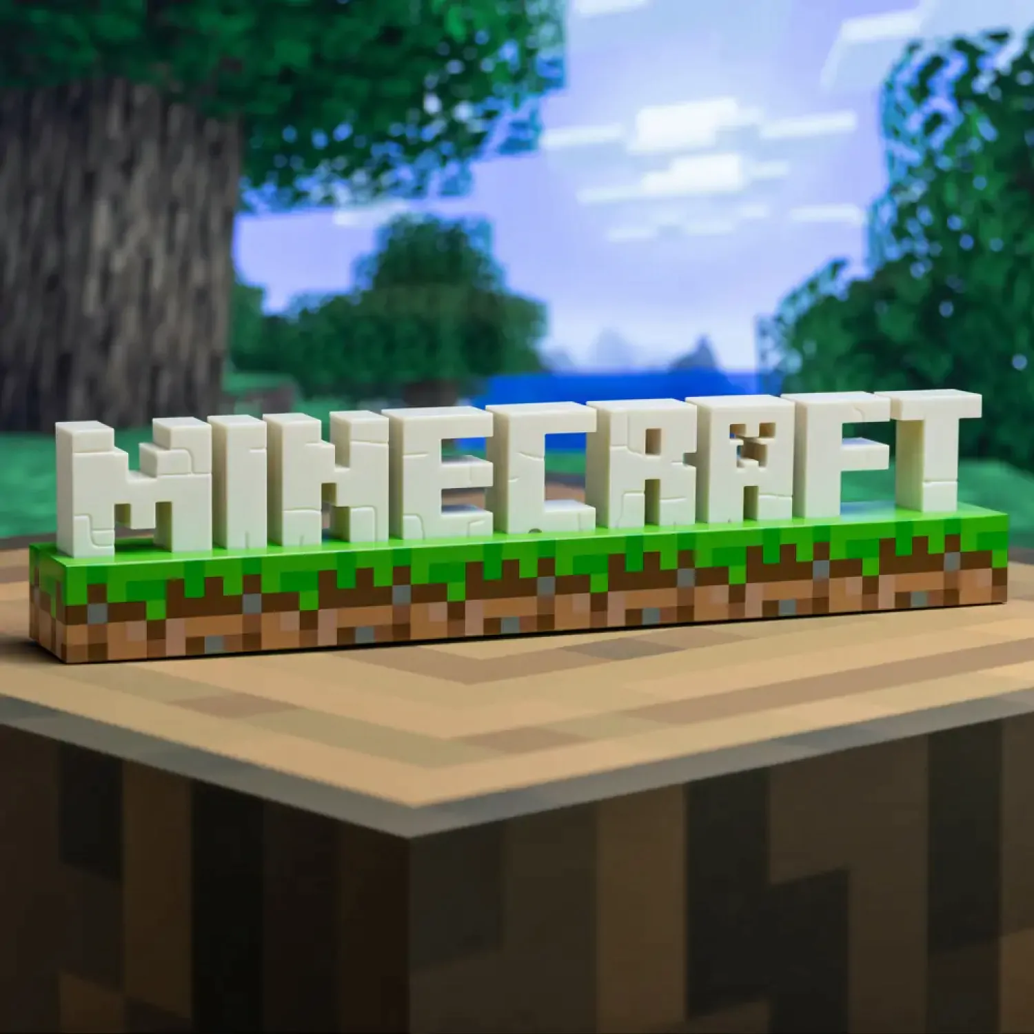 Minecraft Logo svjetlo fotografija proizvoda