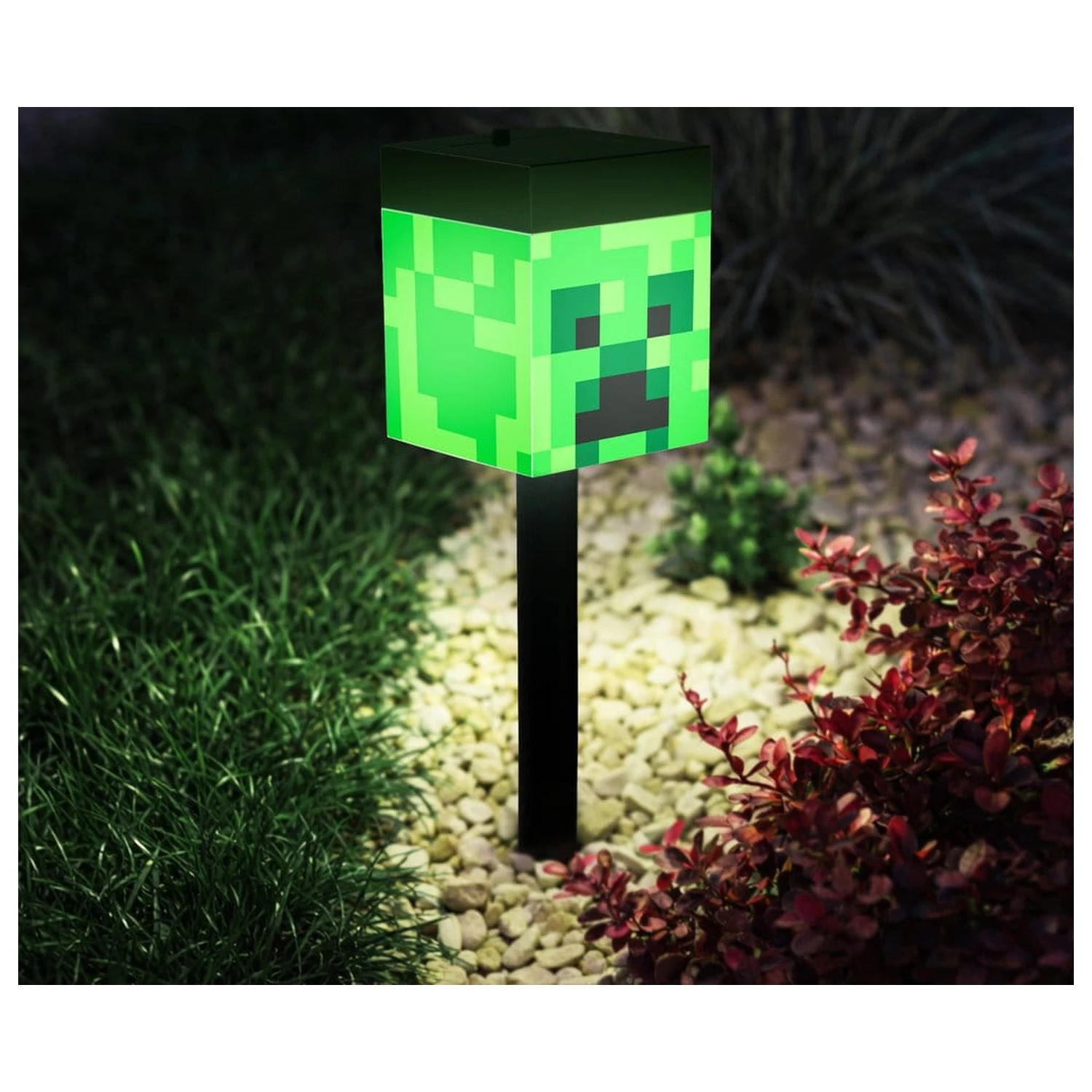 Minecraft LunaGlo Solar Stake Svjetlo Creeper fotografija proizvoda