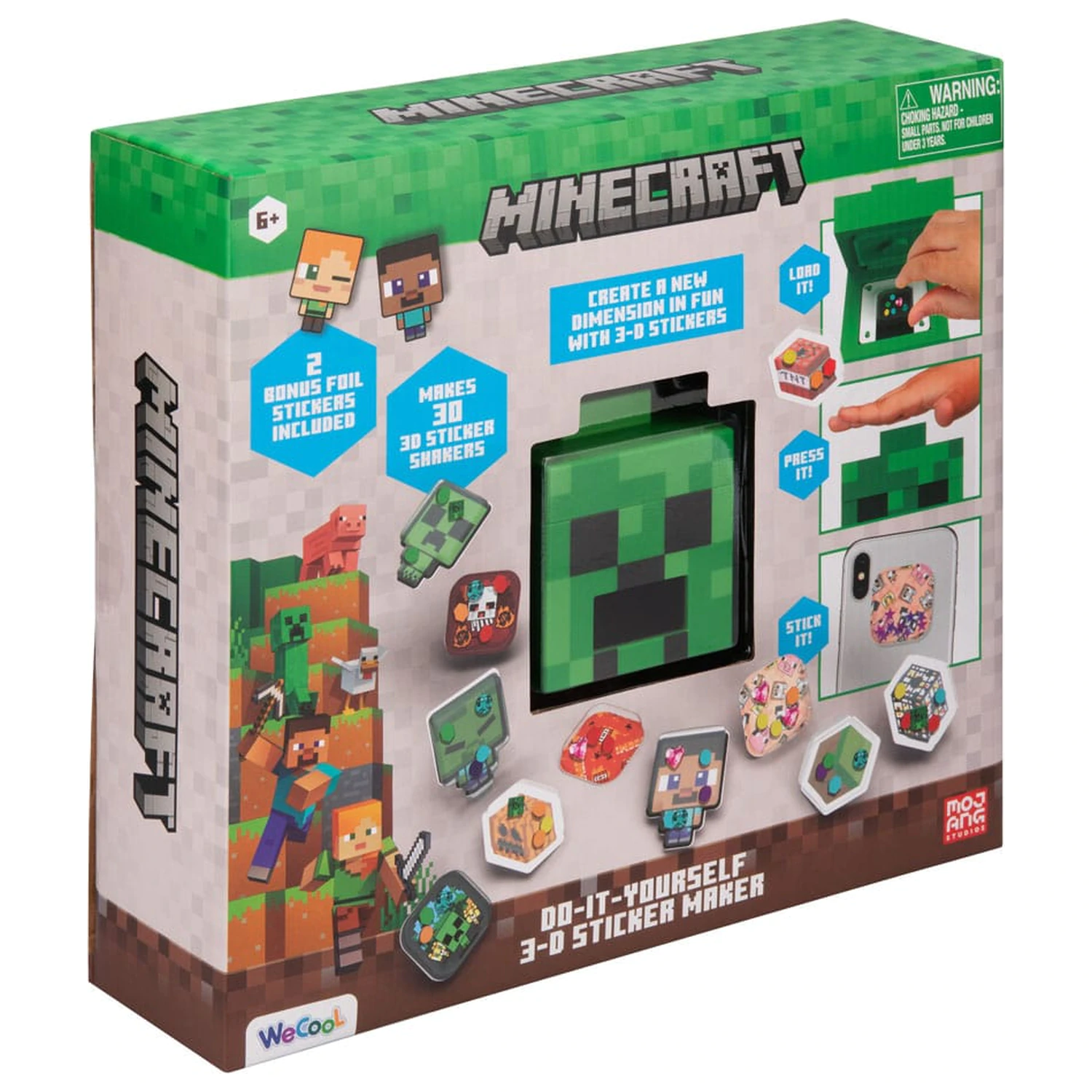Minecraft 3D naljepnice za izradu fotografija proizvoda
