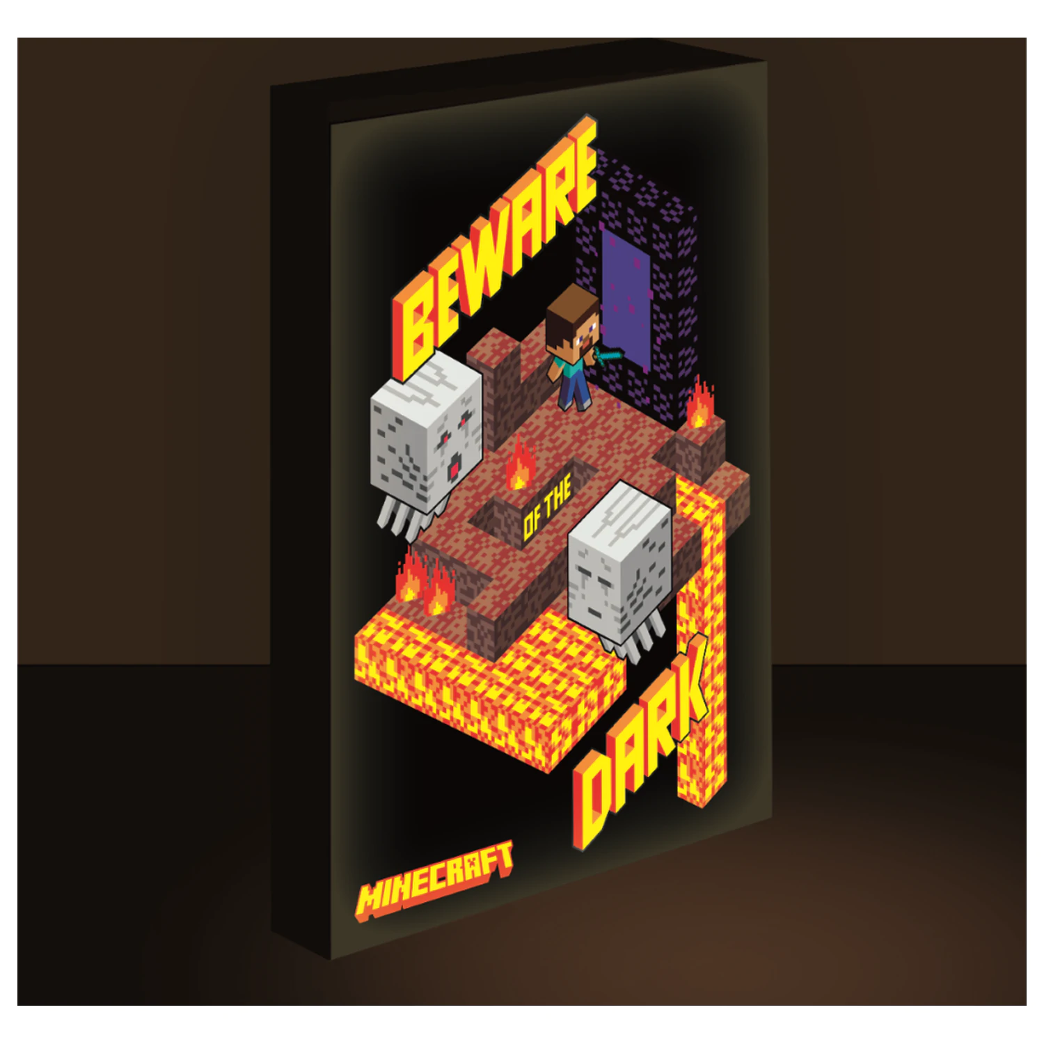 Minecraft svjetleće platno 40x30 cm fotografija proizvoda
