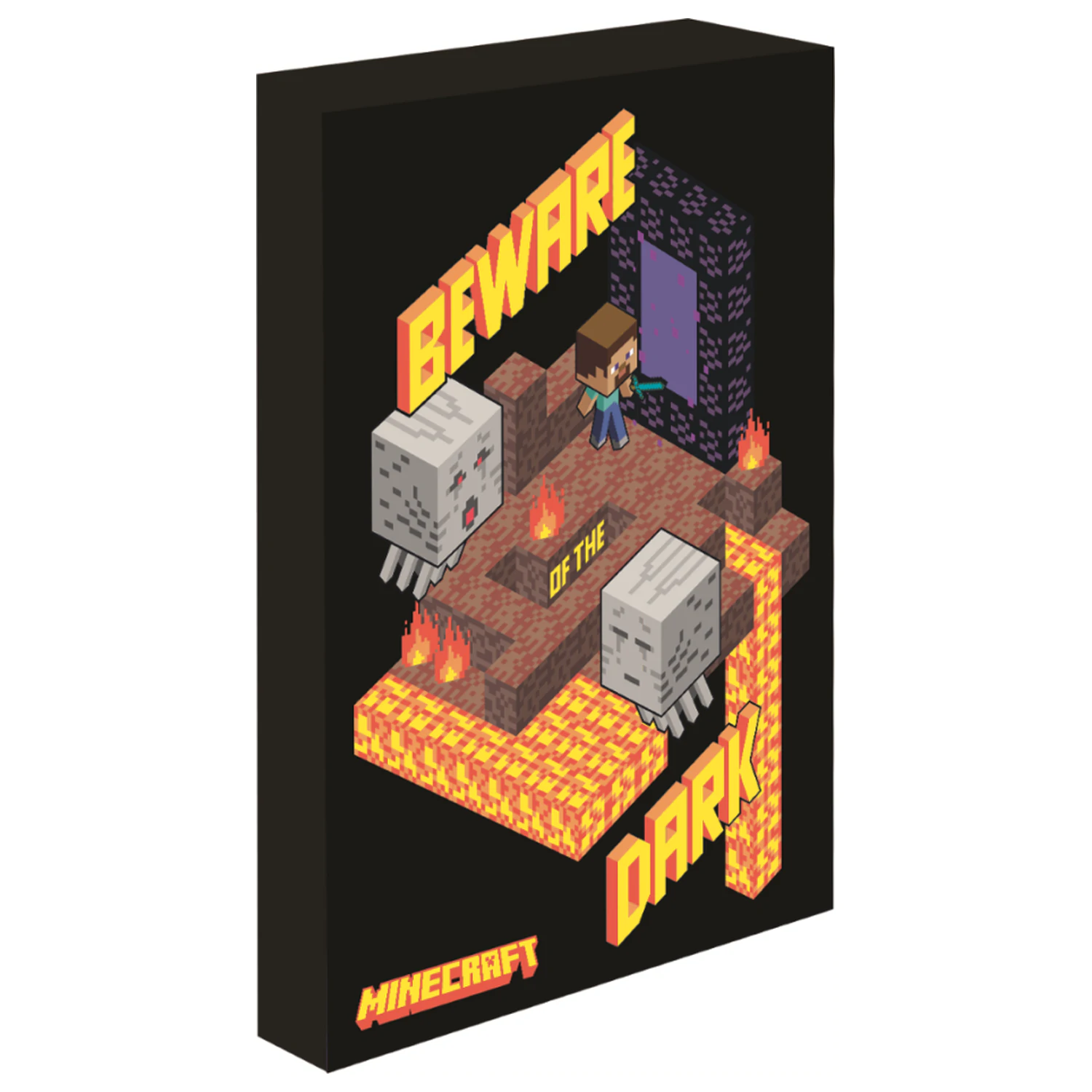Minecraft svjetleće platno 40x30 cm fotografija proizvoda