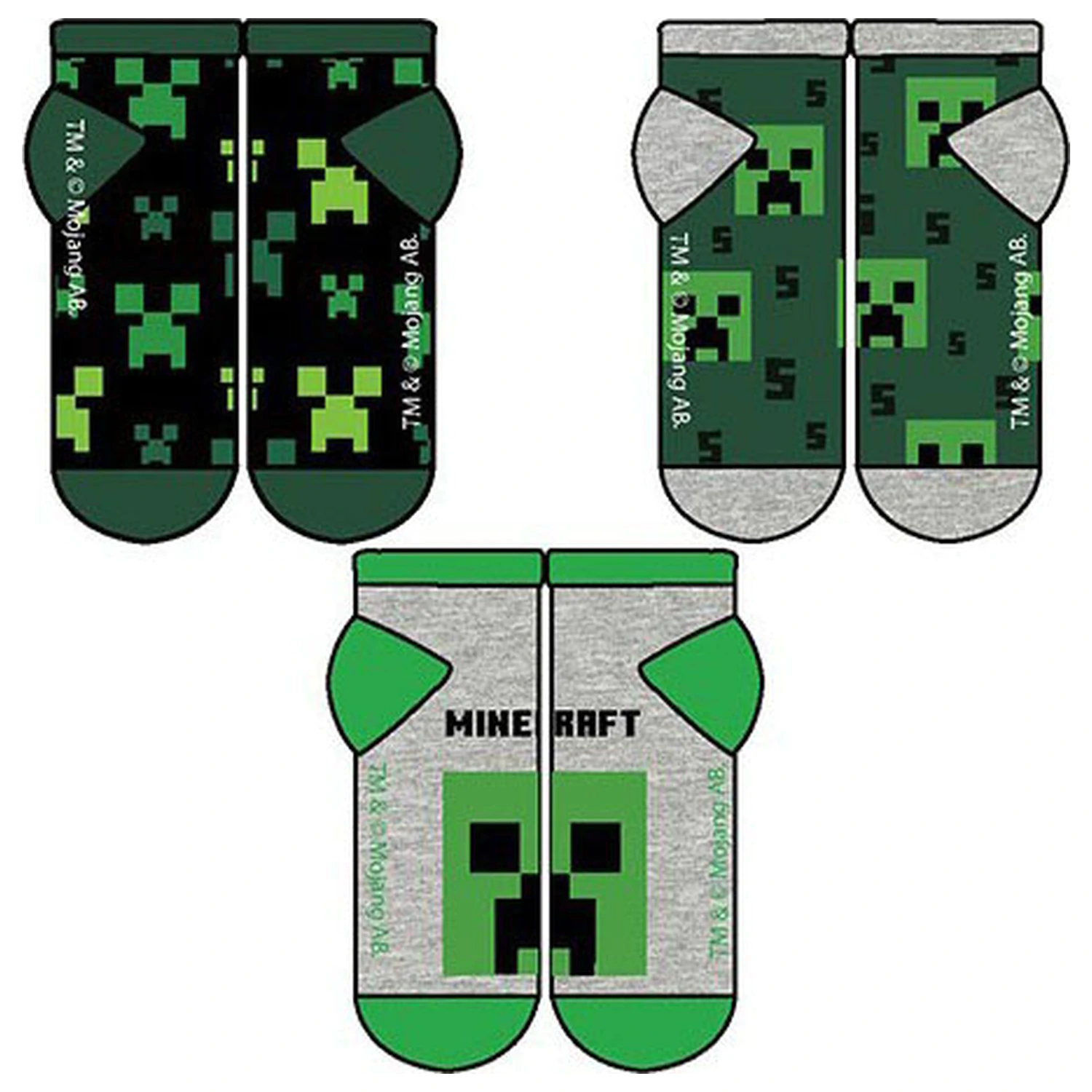 Minecraft Midnight Dječje Secret Čarape 35/38 fotografija proizvoda