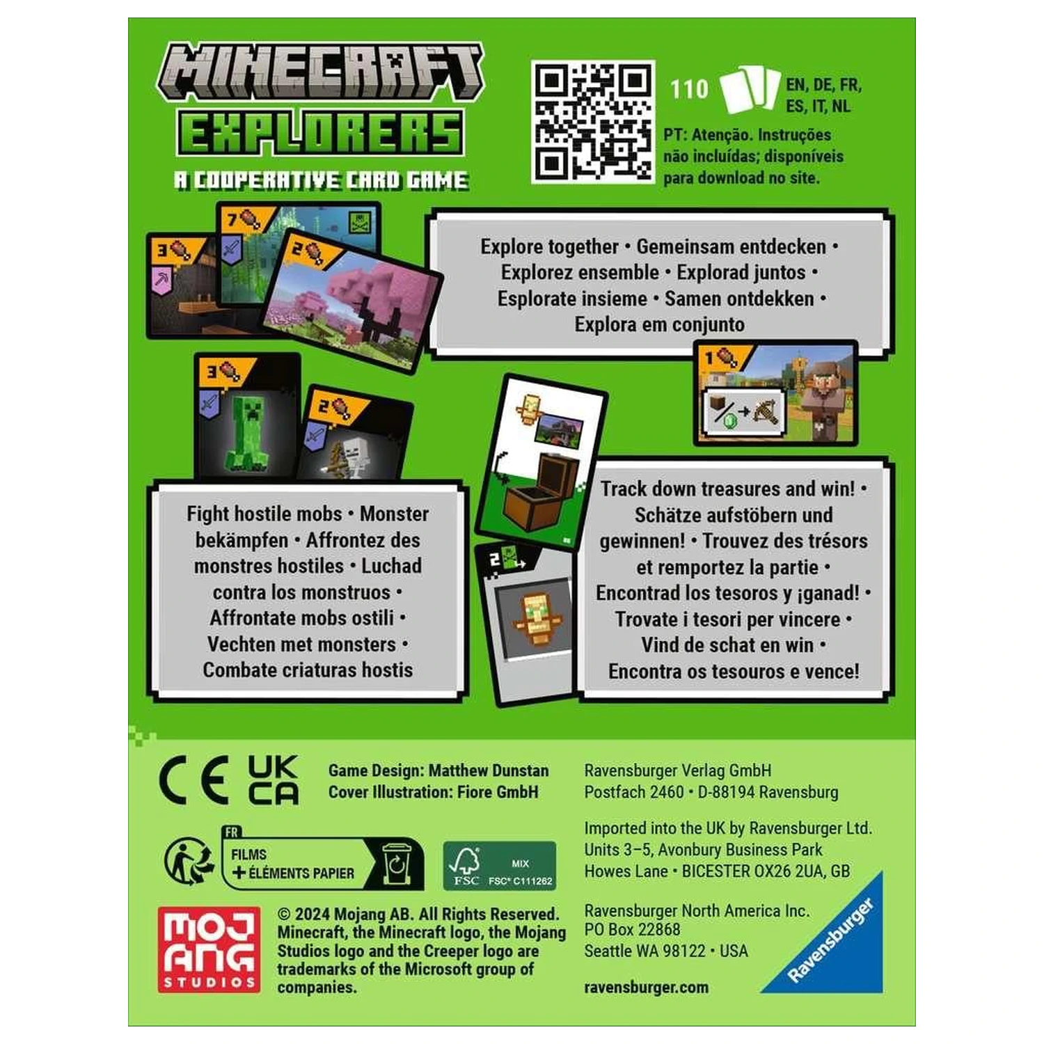 MINECRAFT Minecraft Explorers kooperativna kartaška igra fotografija proizvoda