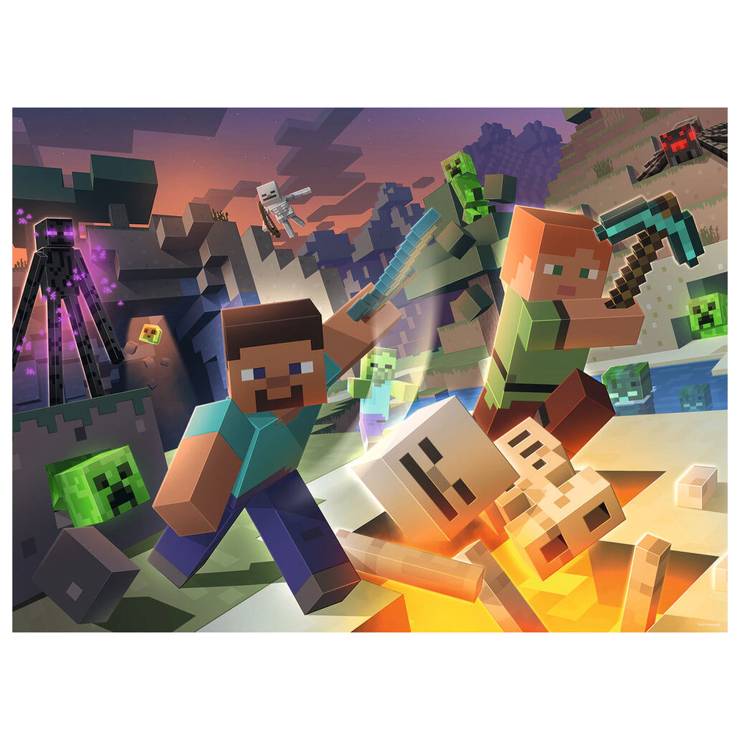 Minecraft Slagalica Čudovište Minecraft (100 komada) fotografija proizvoda