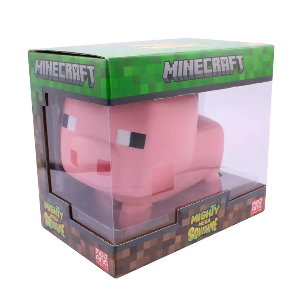 Minecraft Mighty Mega Squishme Antistresna Figura Svinja 25 cm fotografija proizvoda