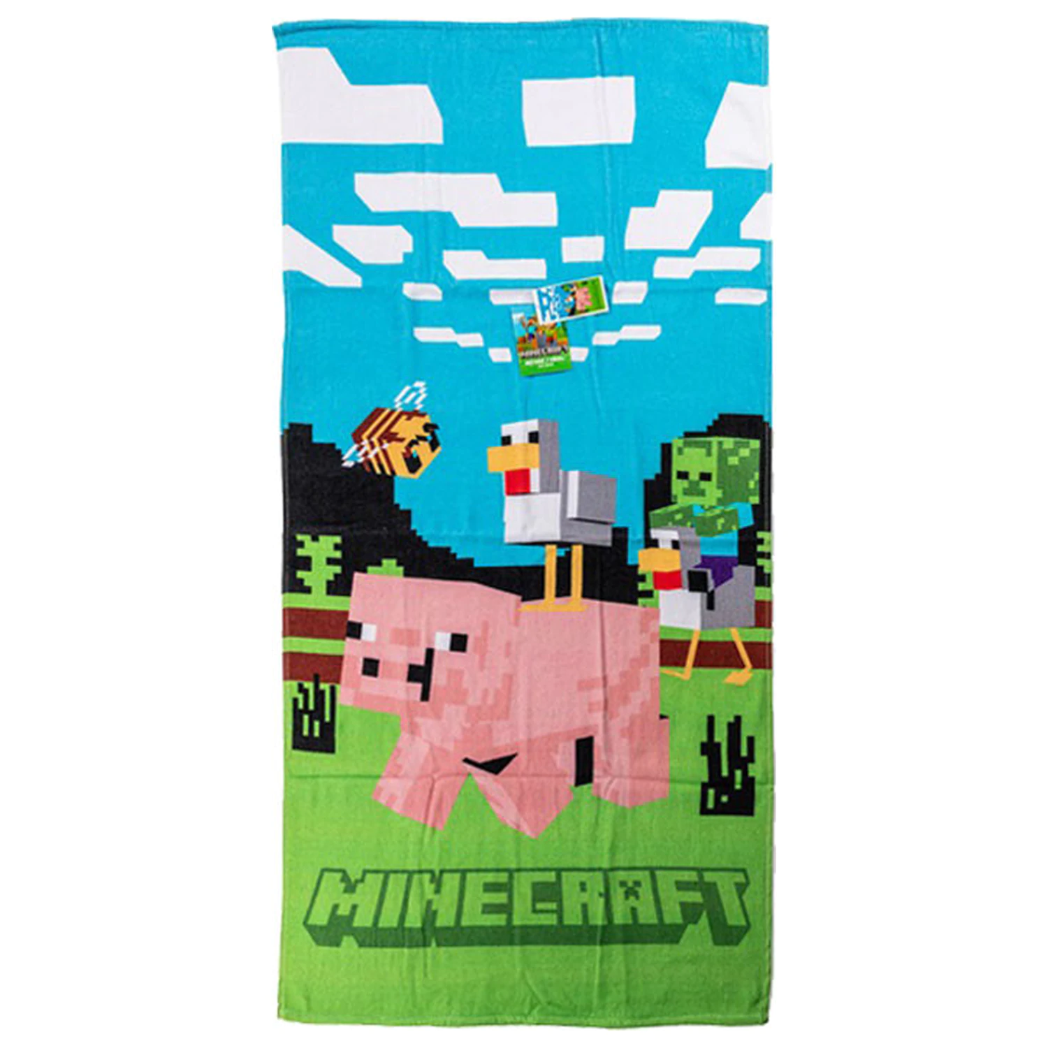 Minecraft Piggy Ride ručnik fotografija proizvoda