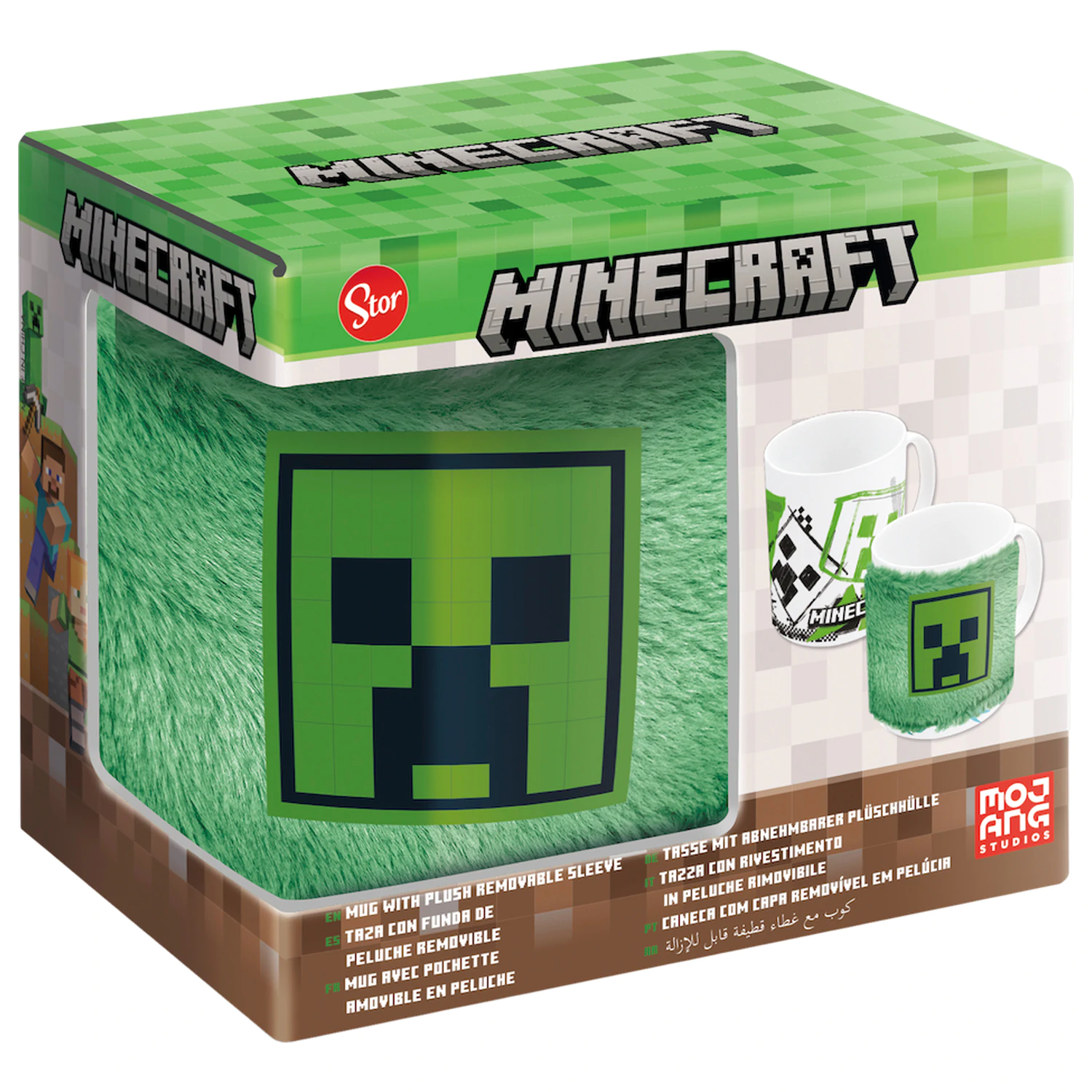 Minecraft Plišani rukav šalica 325 ml fotografija proizvoda