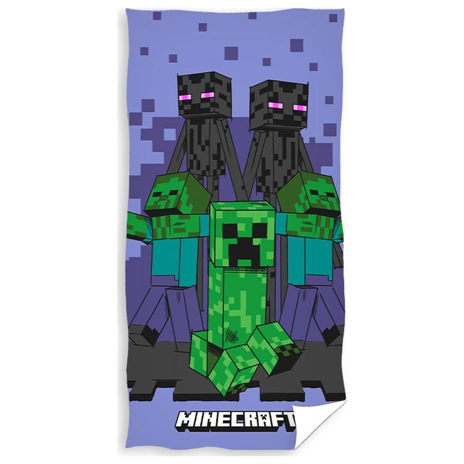 Minecraft Purple Attack ručnik fotografija proizvoda