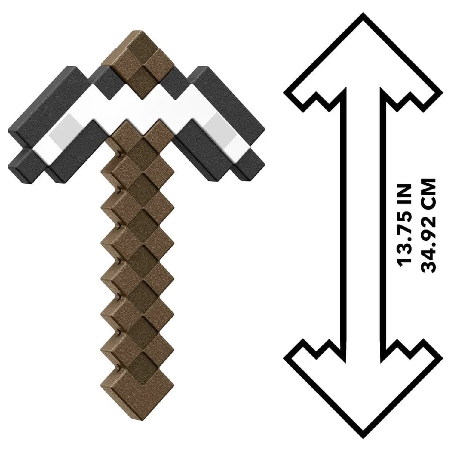 Minecraft Roleplay Replika željezne pijuk 35 cm fotografija proizvoda