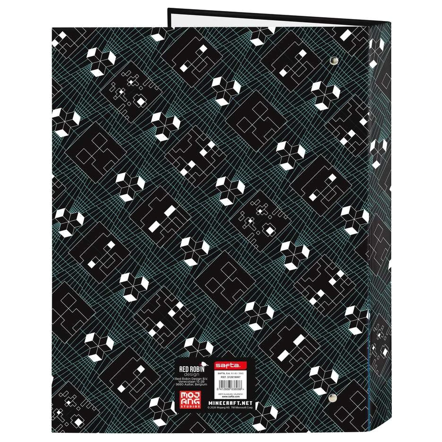 Minecraft fascikl od kartona formata A4 s 4 prstena fotografija proizvoda