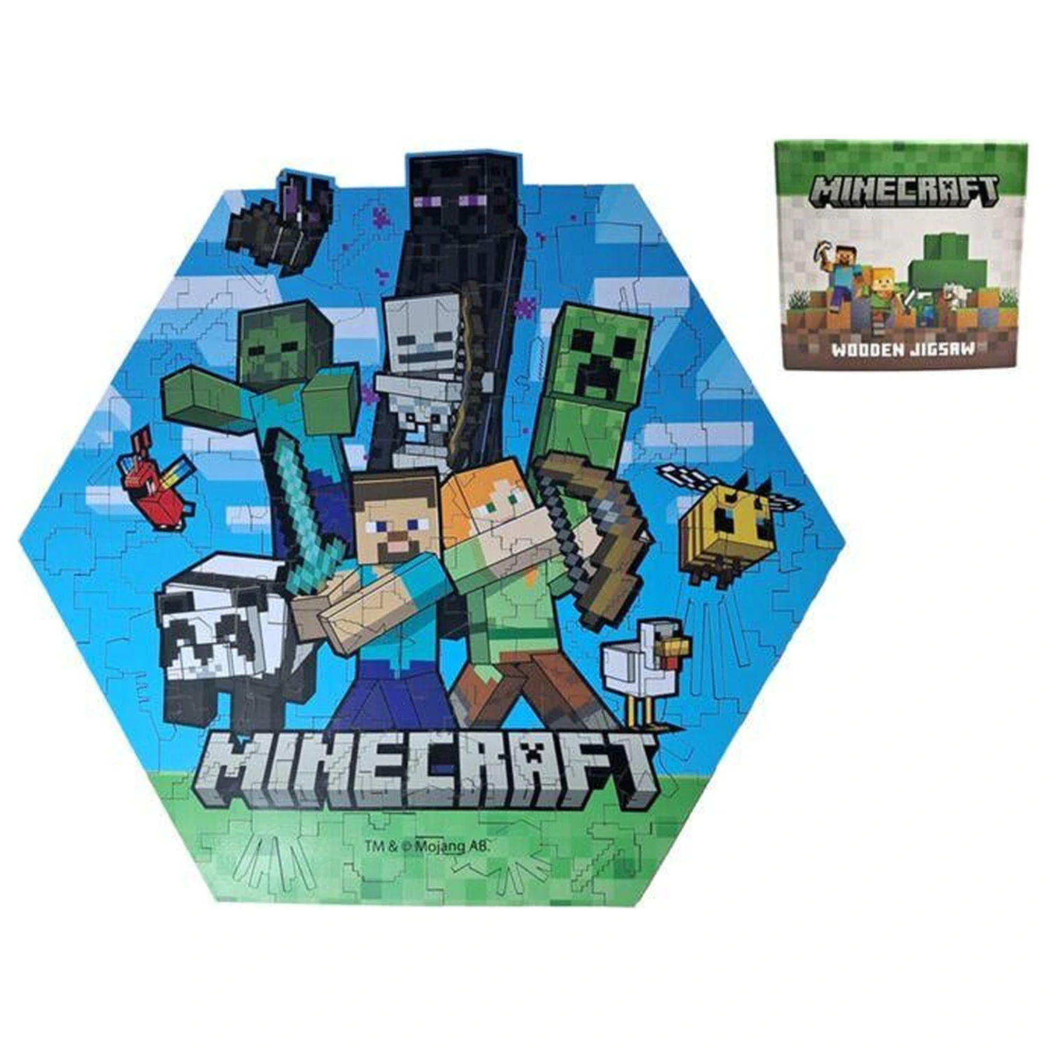 Minecraft Urezana Slagalica 130 kom. fotografija proizvoda