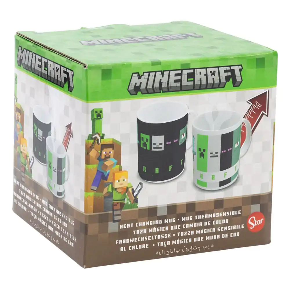 Minecraft šalica koja mijenja boju s kvadratnim uzorkom 325 ml fotografija proizvoda