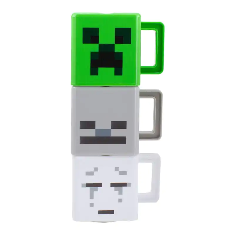 Minecraft Set od 3 Šalice koje se mogu slagati fotografija proizvoda