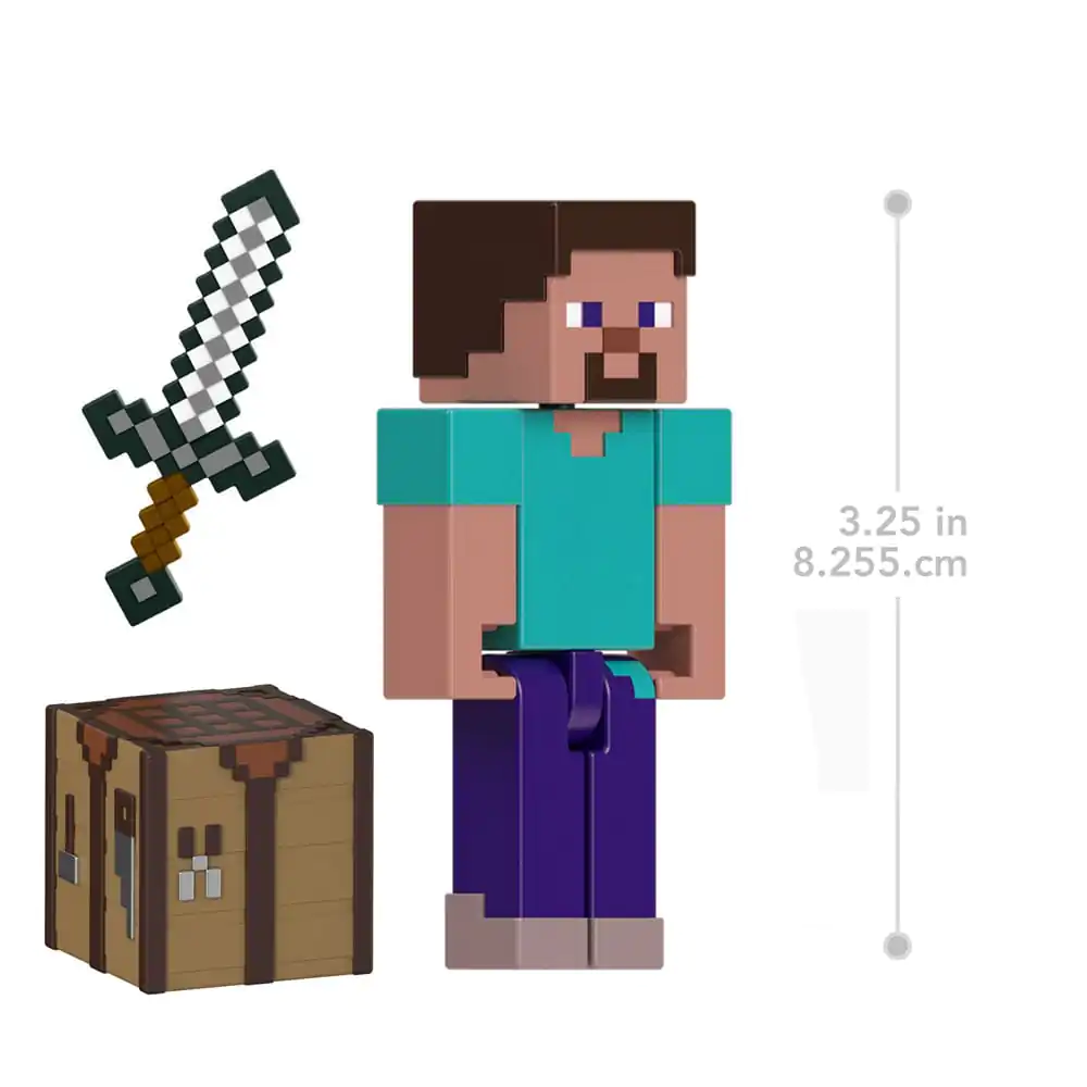 Minecraft akcijska figura Steve 8 cm fotografija proizvoda