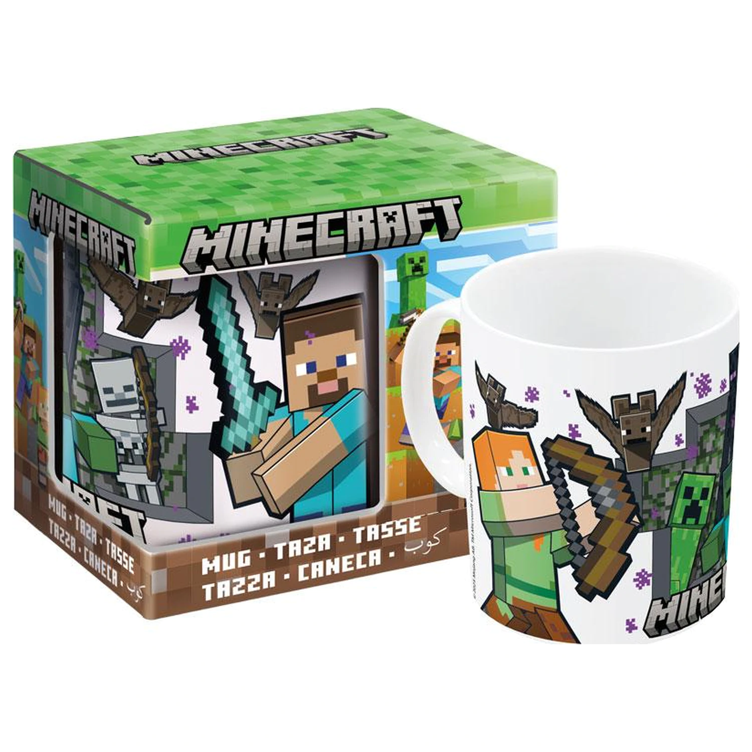 Minecraft Survival Mode keramička šalica 325 ml fotografija proizvoda