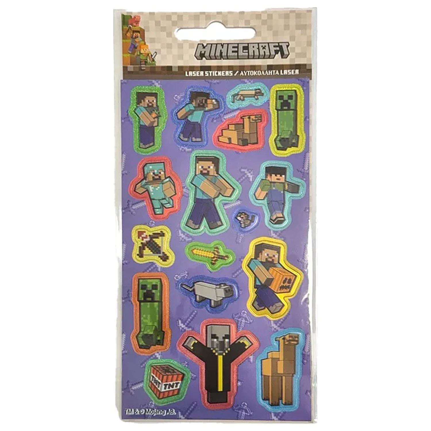 Minecraft Sword set holografskih naljepnica fotografija proizvoda