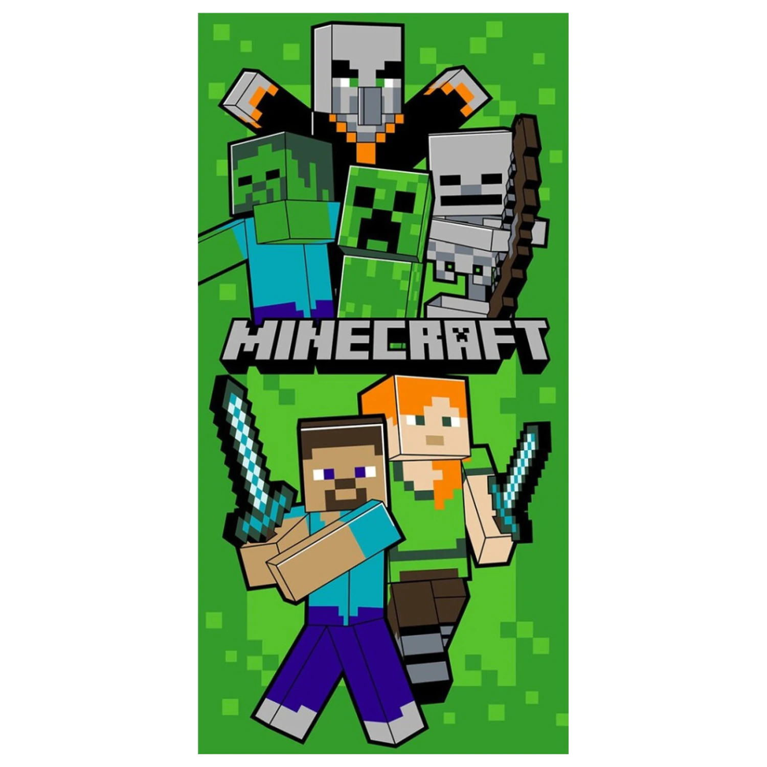 Minecraft Swordfight ručnik 70x140 cm fotografija proizvoda
