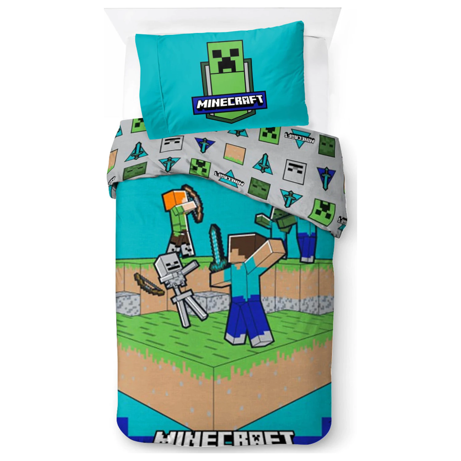 Minecraft The Fight Is On Navlaka za poplun fotografija proizvoda